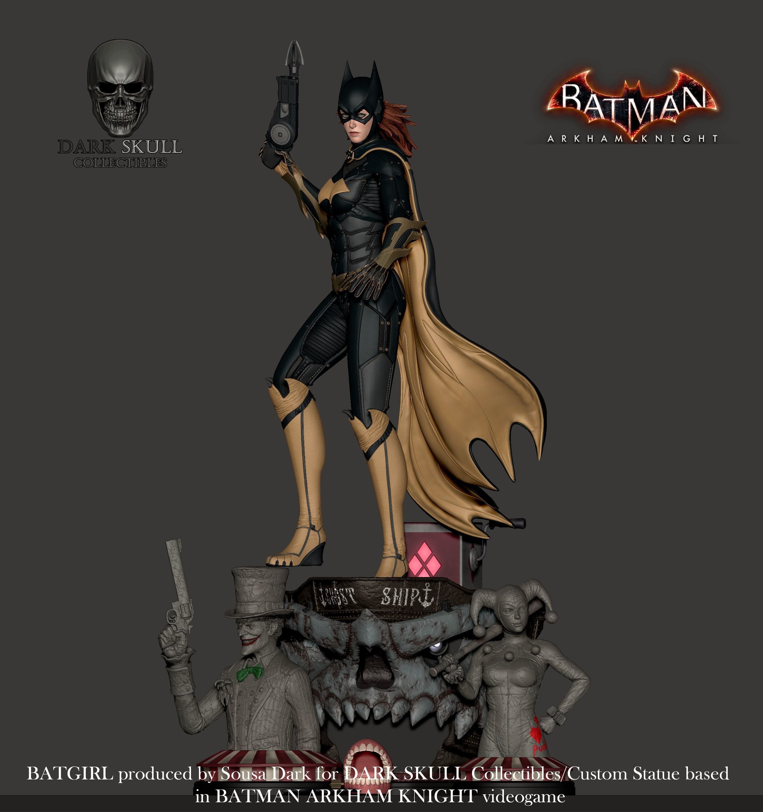 BATGIRL A MATTER OF FAMILY STL 3D print model_3
