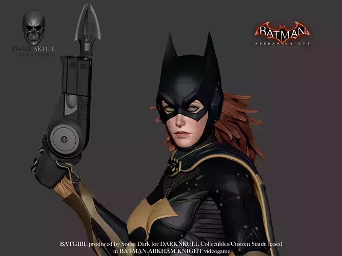 BATGIRL A MATTER OF FAMILY STL 3D print model