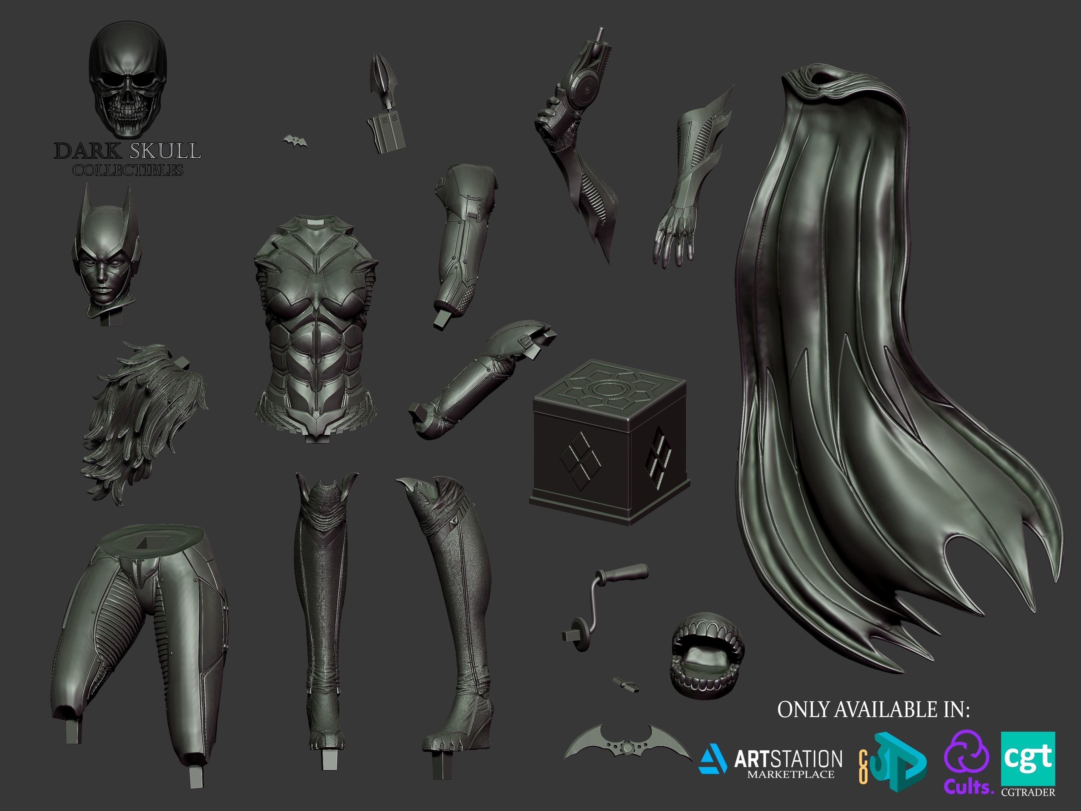 BATGIRL A MATTER OF FAMILY STL 3D print model_17