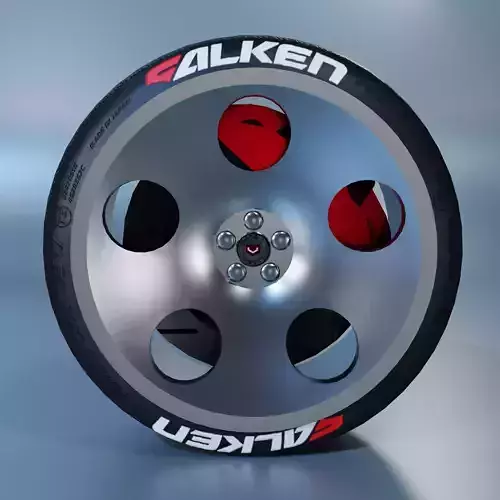 Vossen Lamborghini  Wheel Low-poly 3D model