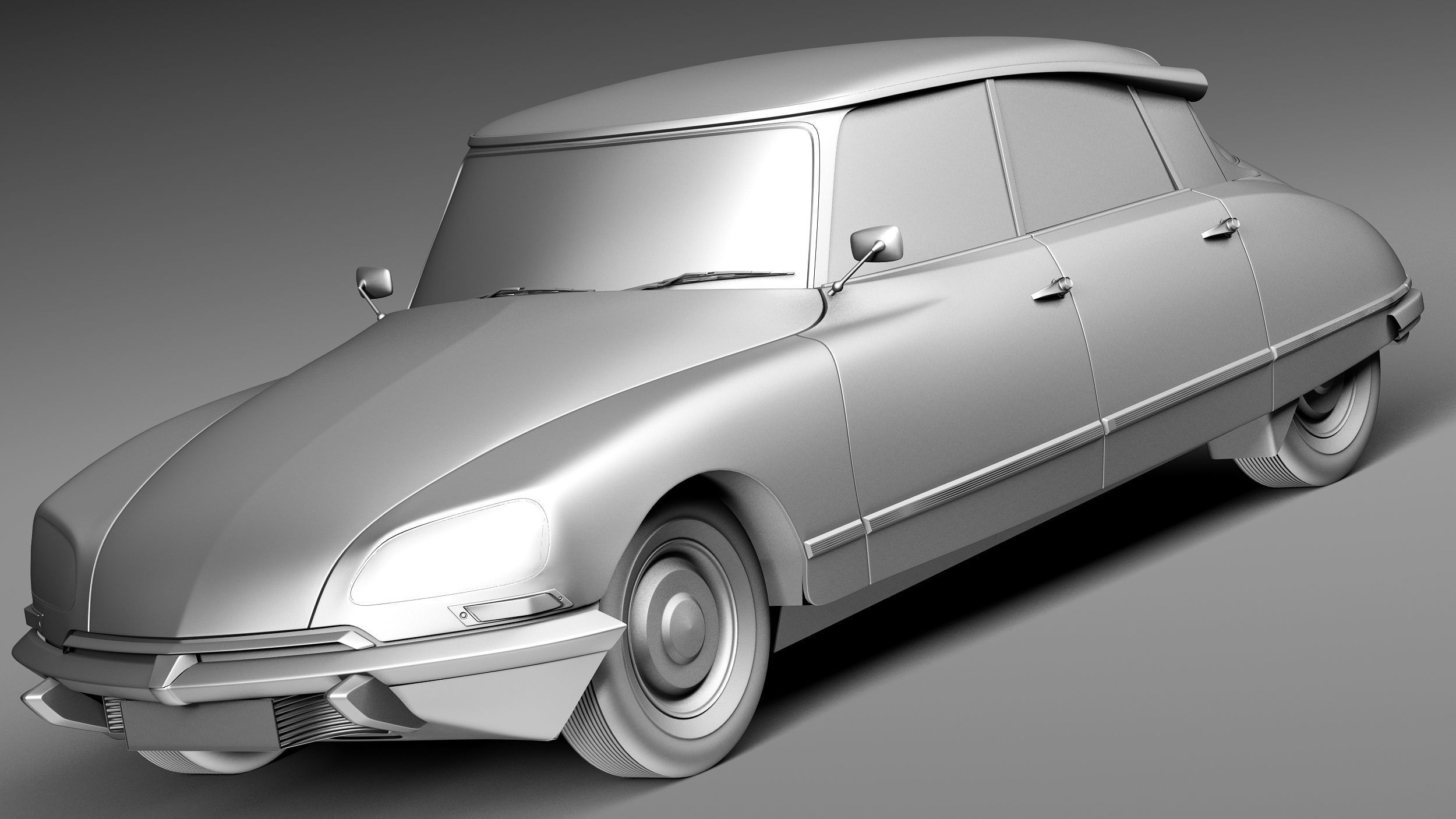 Citroen DS 1967-1975 3D model_8