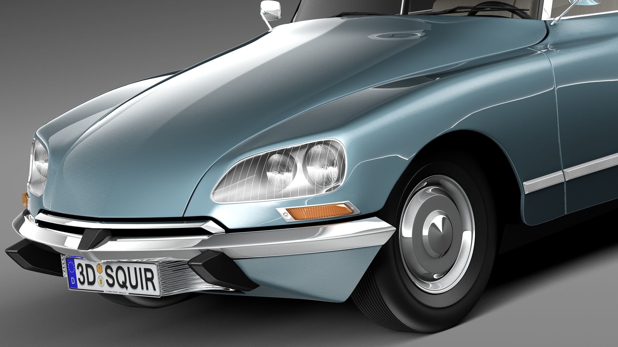 Citroen DS 1967-1975 3D model_2