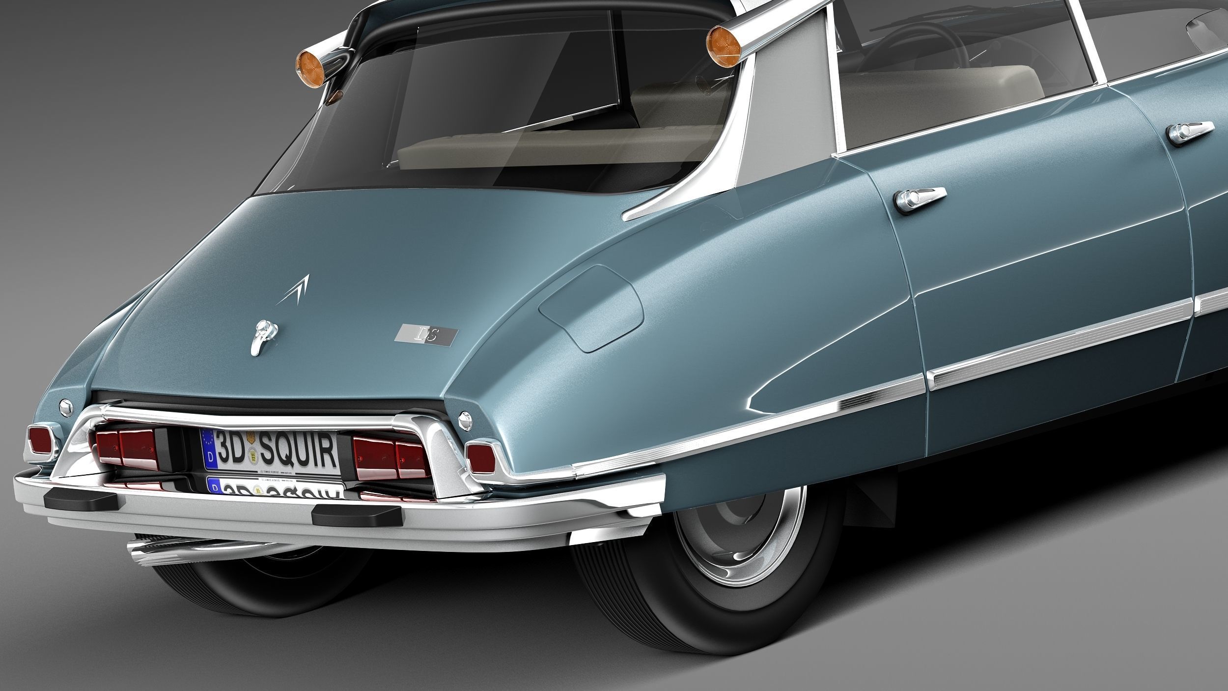 Citroen DS 1967-1975 3D model_3