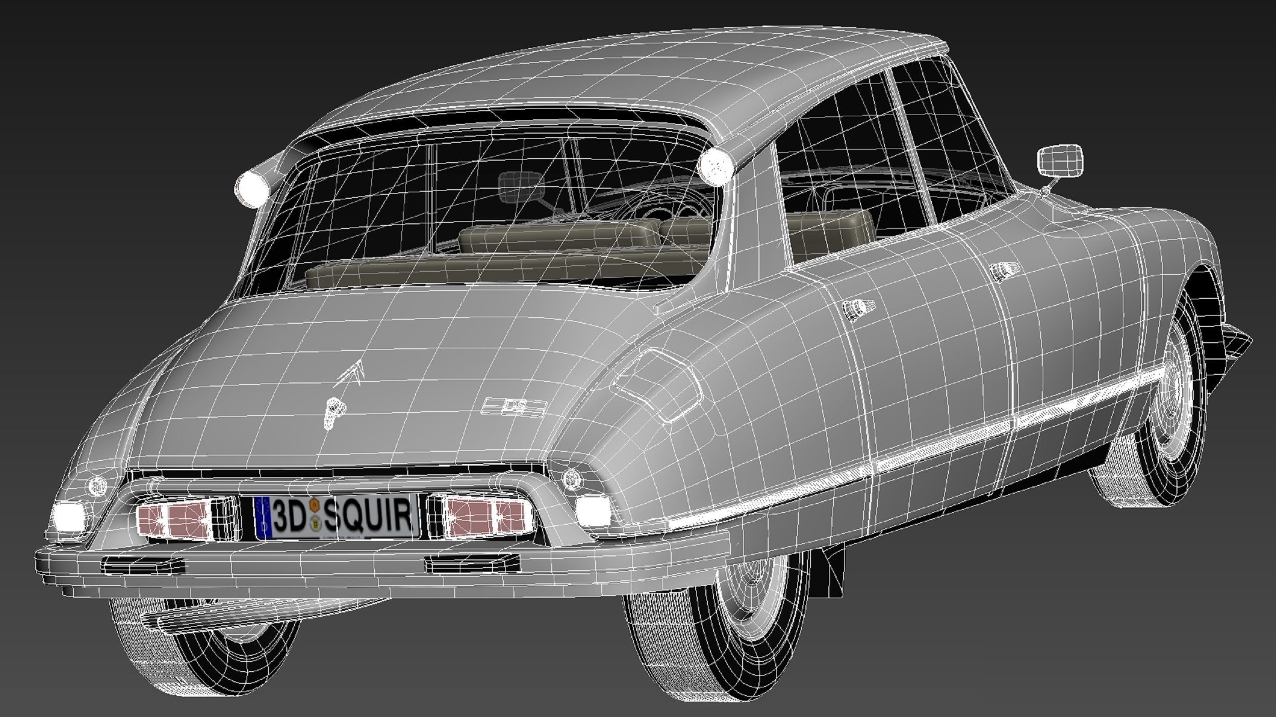 Citroen DS 1967-1975 3D model_18