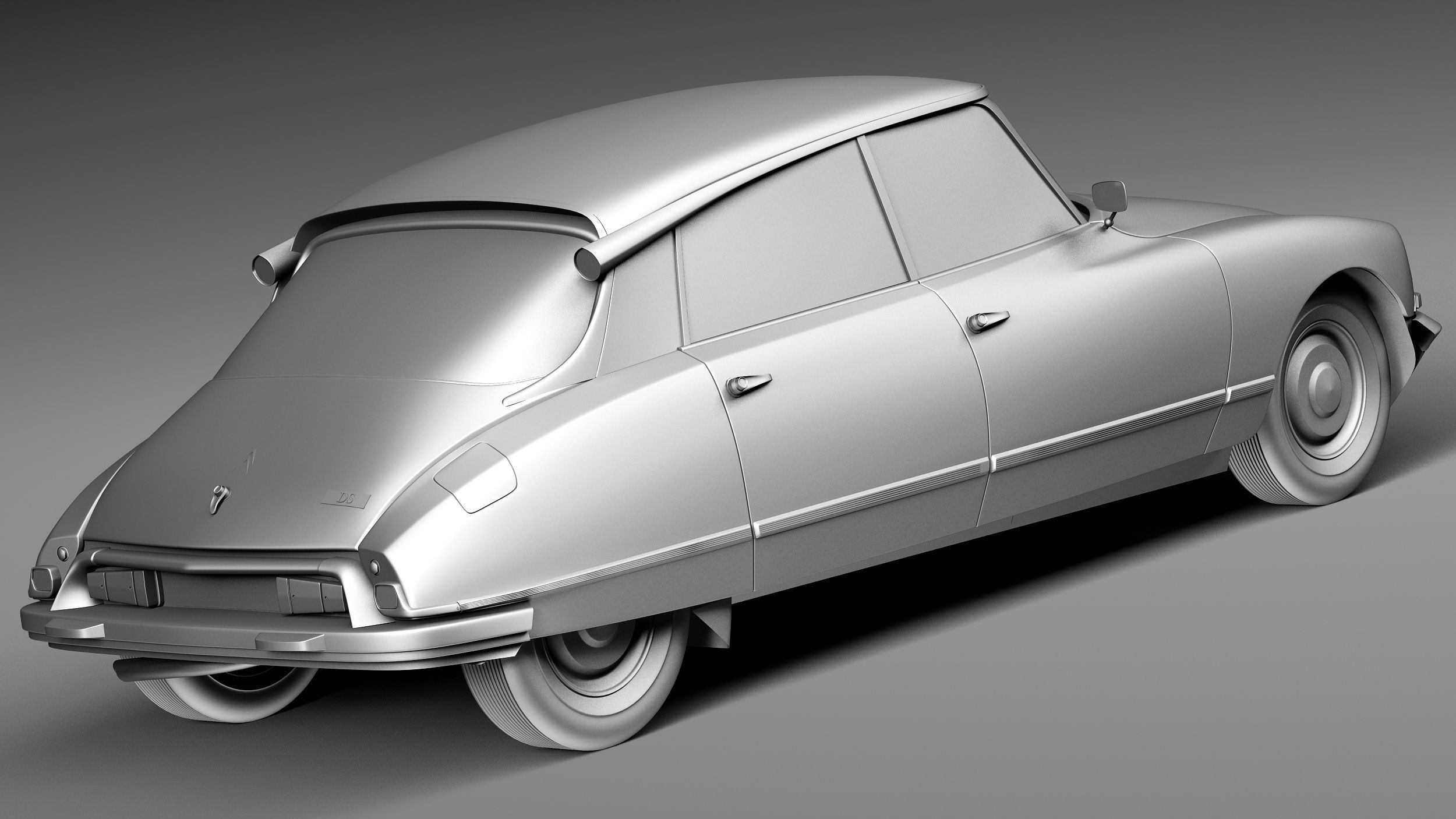 Citroen DS 1967-1975 3D model_12