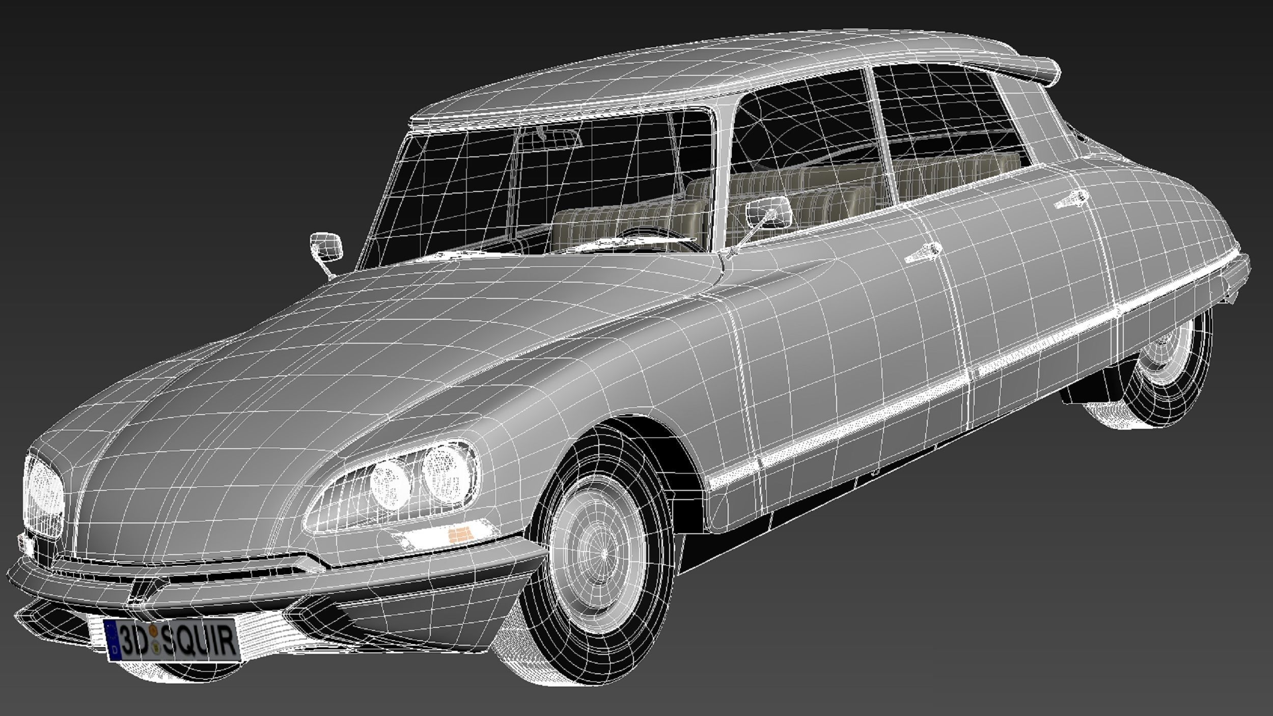 Citroen DS 1967-1975 3D model_17
