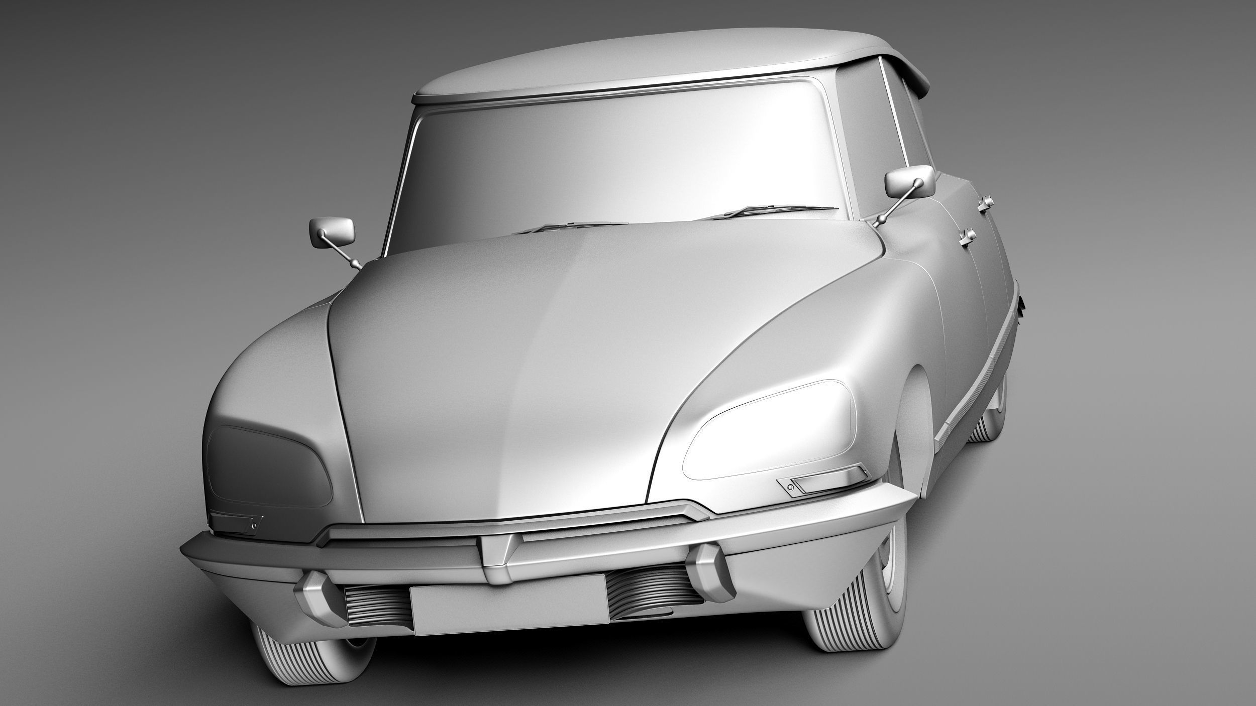 Citroen DS 1967-1975 3D model_9