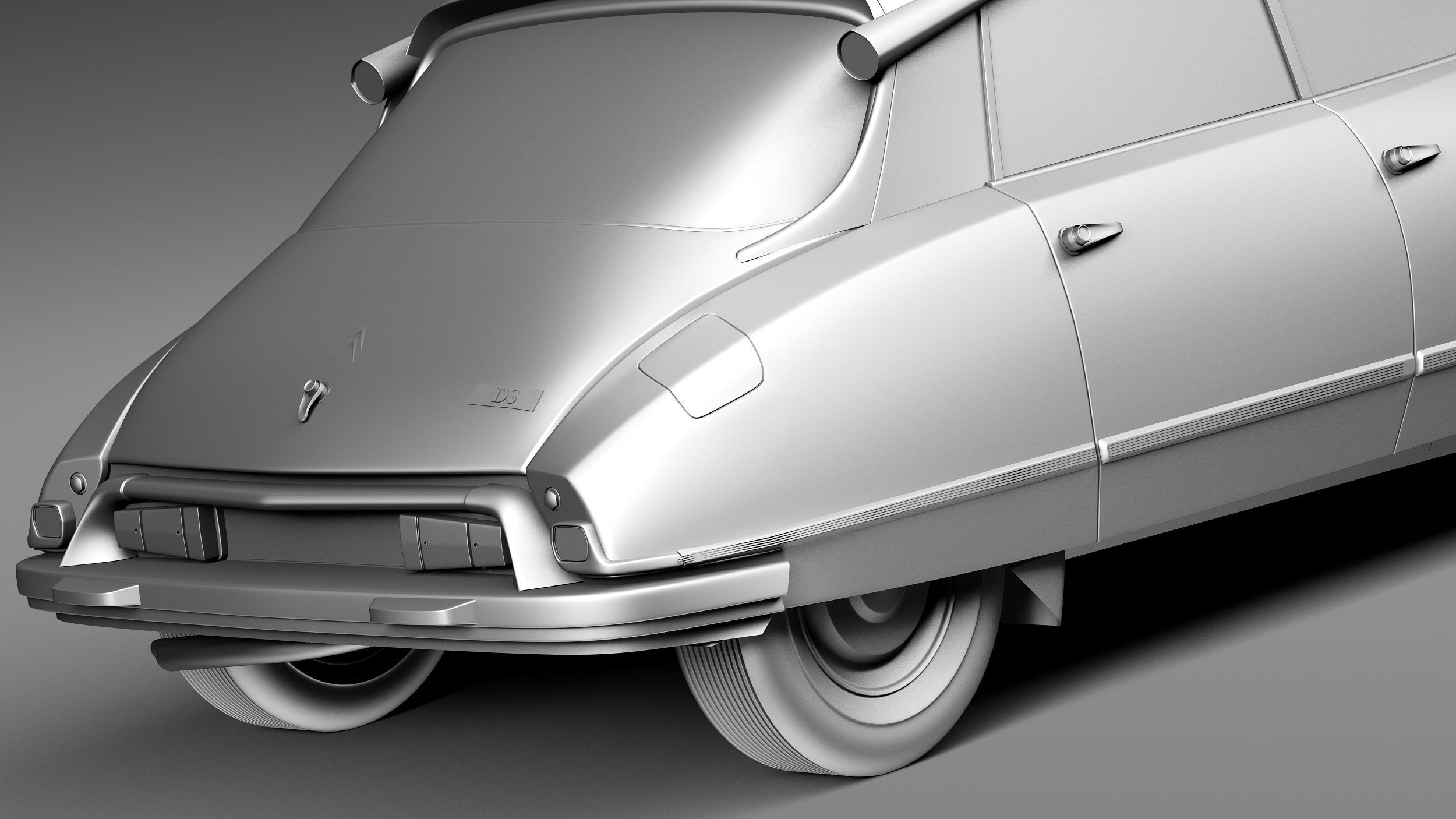 Citroen DS 1967-1975 3D model_11