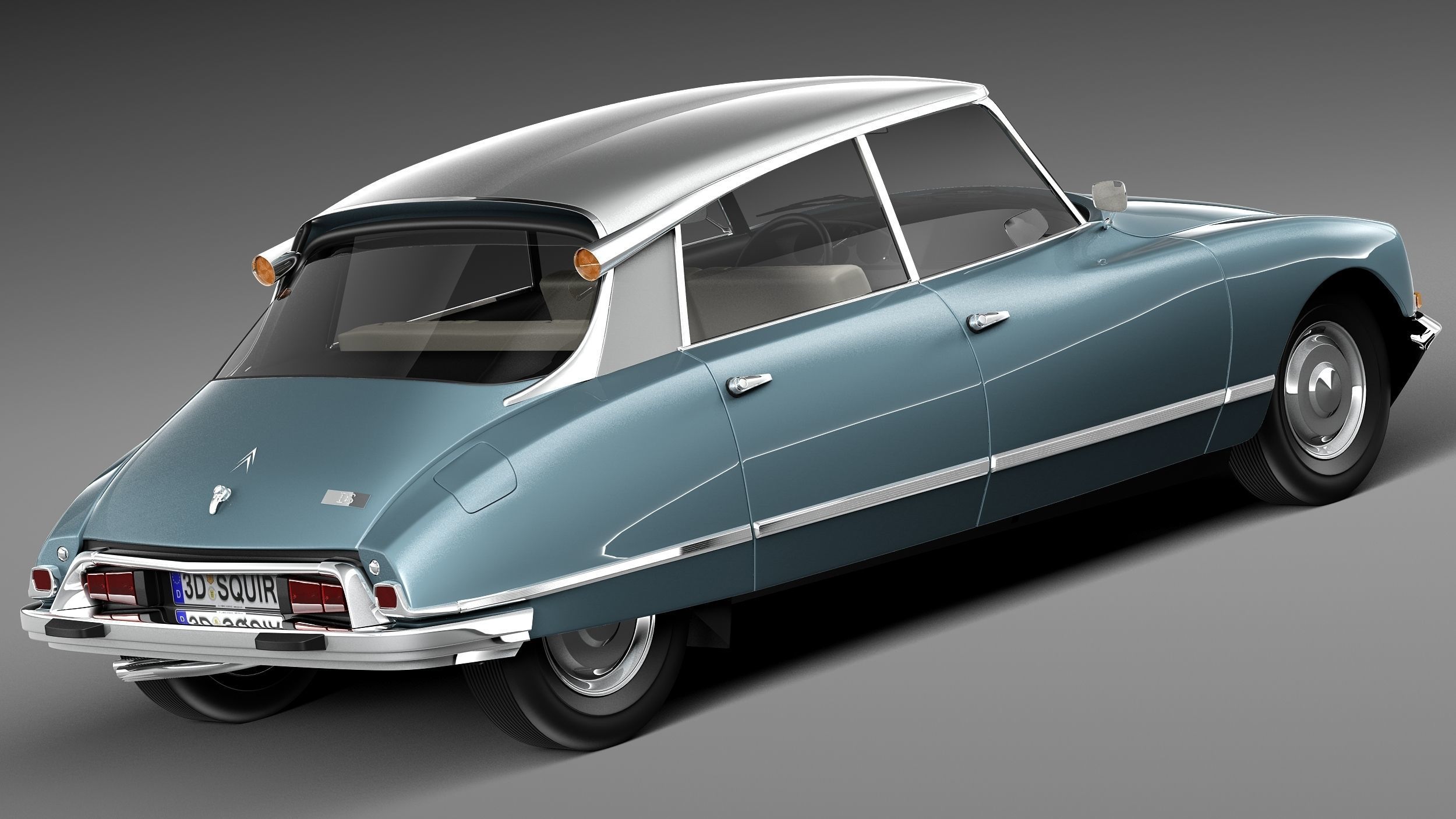 Citroen DS 1967-1975 3D model_4