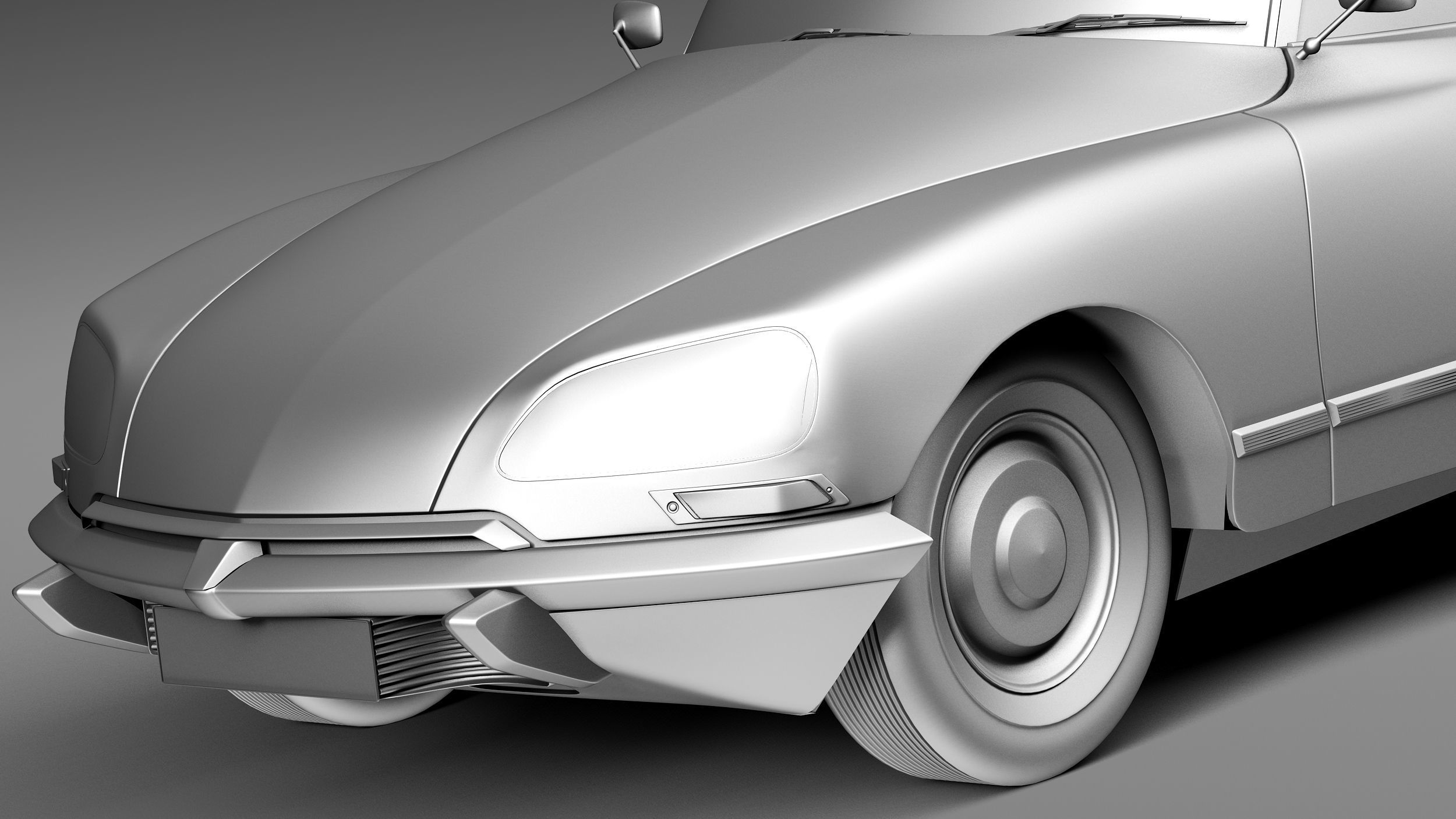 Citroen DS 1967-1975 3D model_10