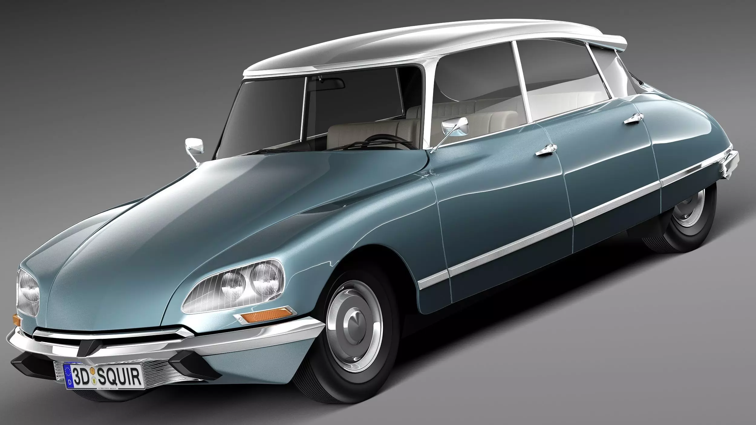 Citroen DS 1967-1975 3D model_0