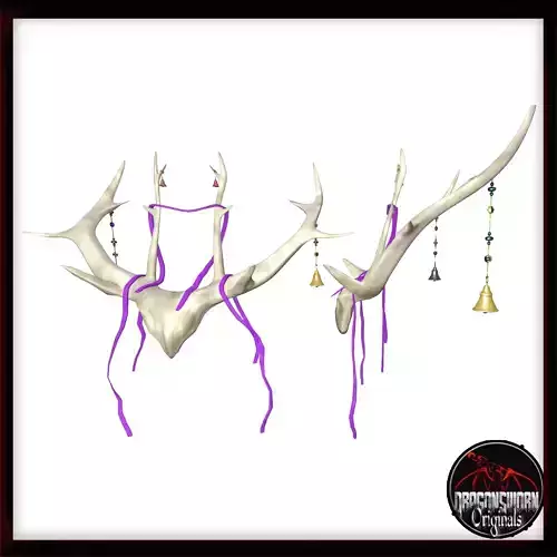 Decorated or Ceremonial Antlers