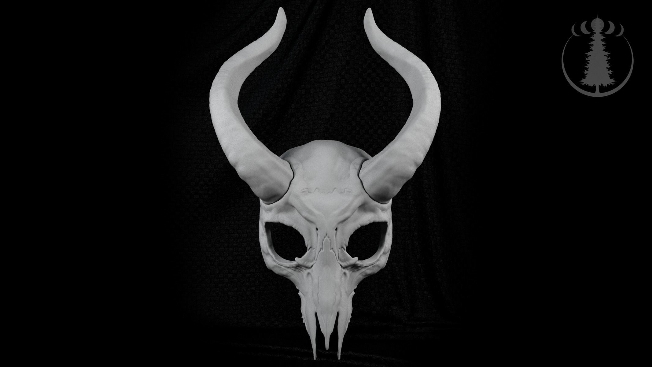 Mask Animal Skull 3D print model_1