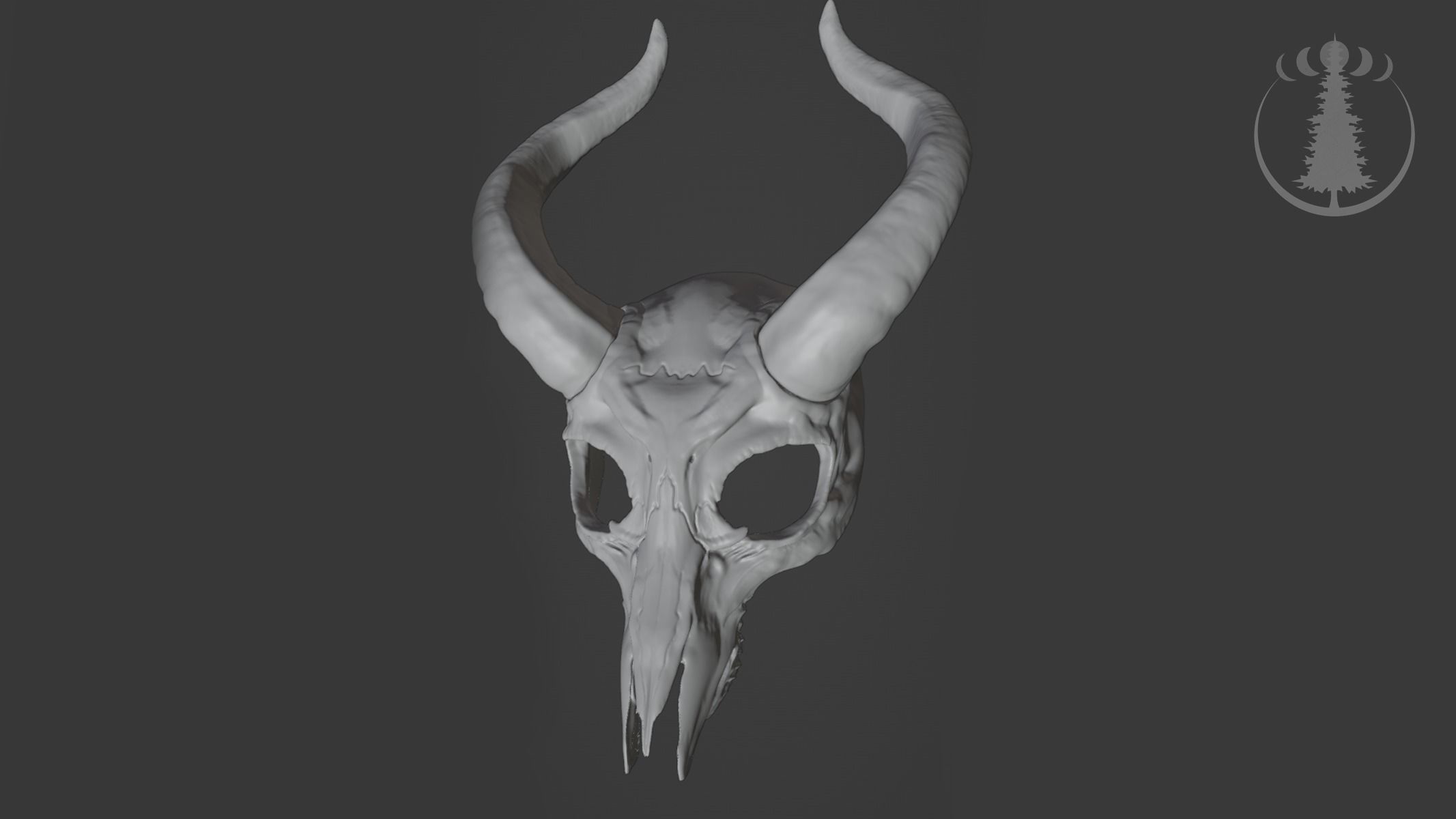 Mask Animal Skull 3D print model_2