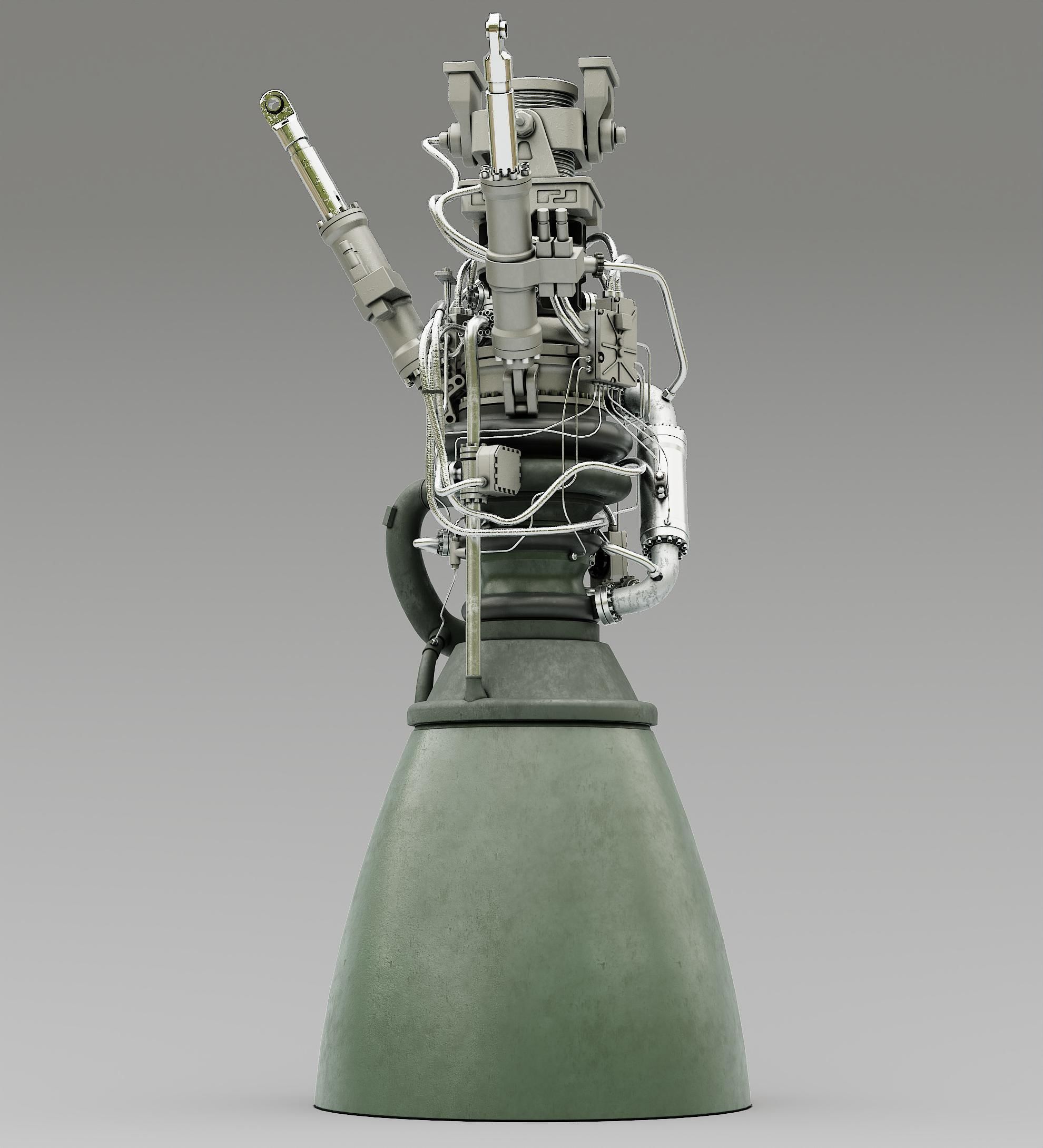 Rocket Engine 3D model CGTrader