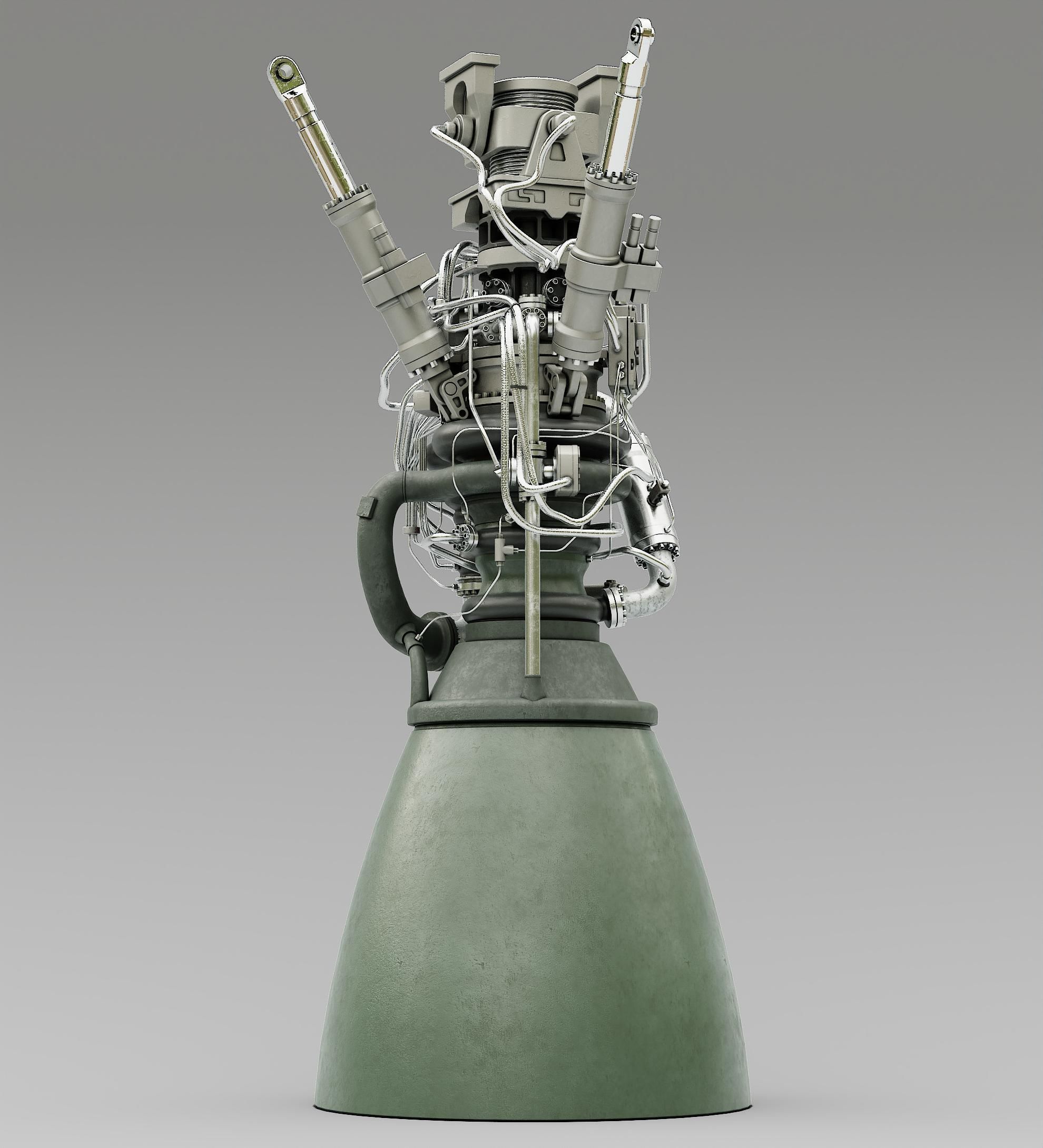 Rocket Engine 3D model CGTrader