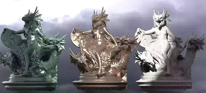 Dragon Queen on Throne 2