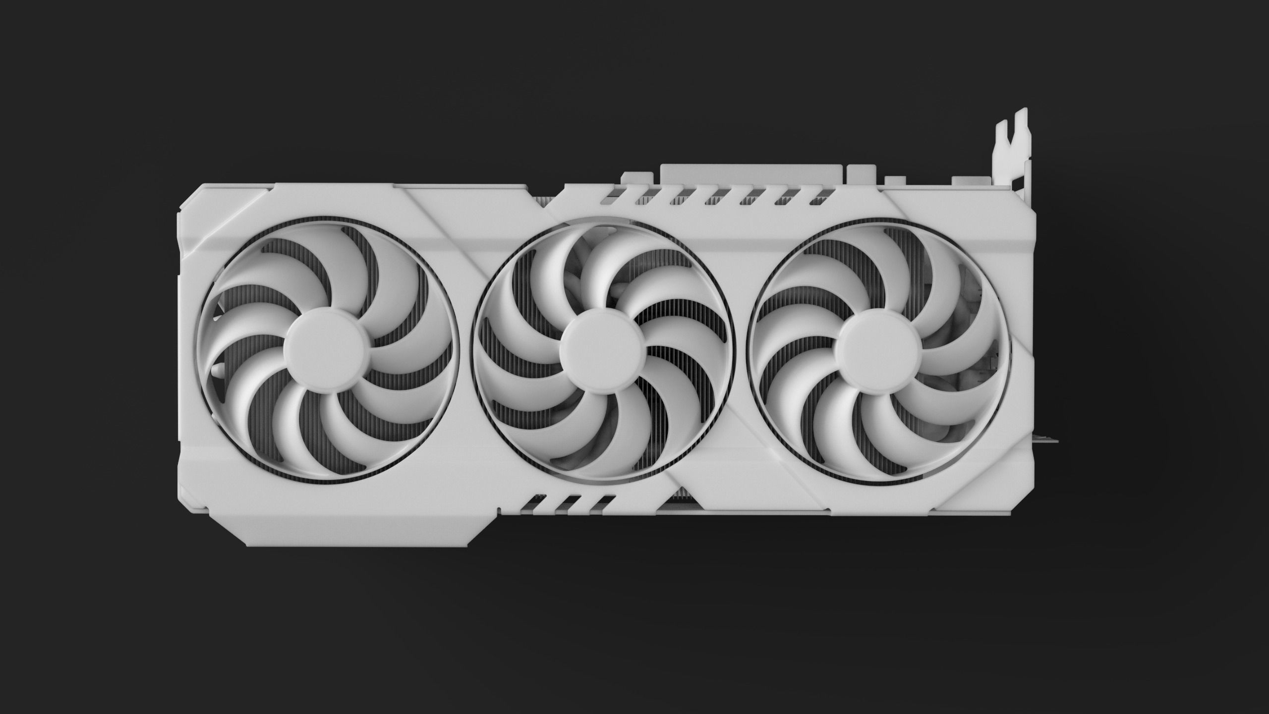 GPU RTX 3070 TI - High Quality 3D model_7
