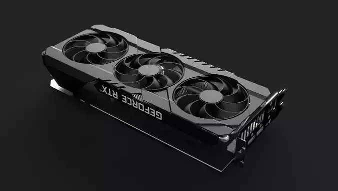 GPU RTX 3070 TI - High Quality 3D model
