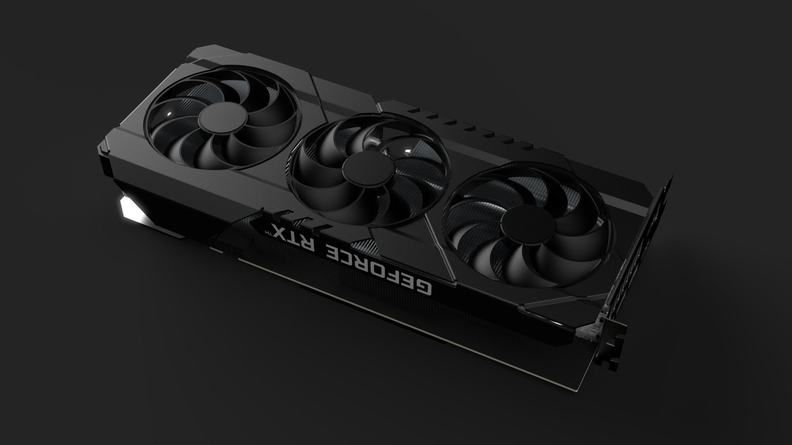 GPU RTX 3070 TI - High Quality 3D model_4