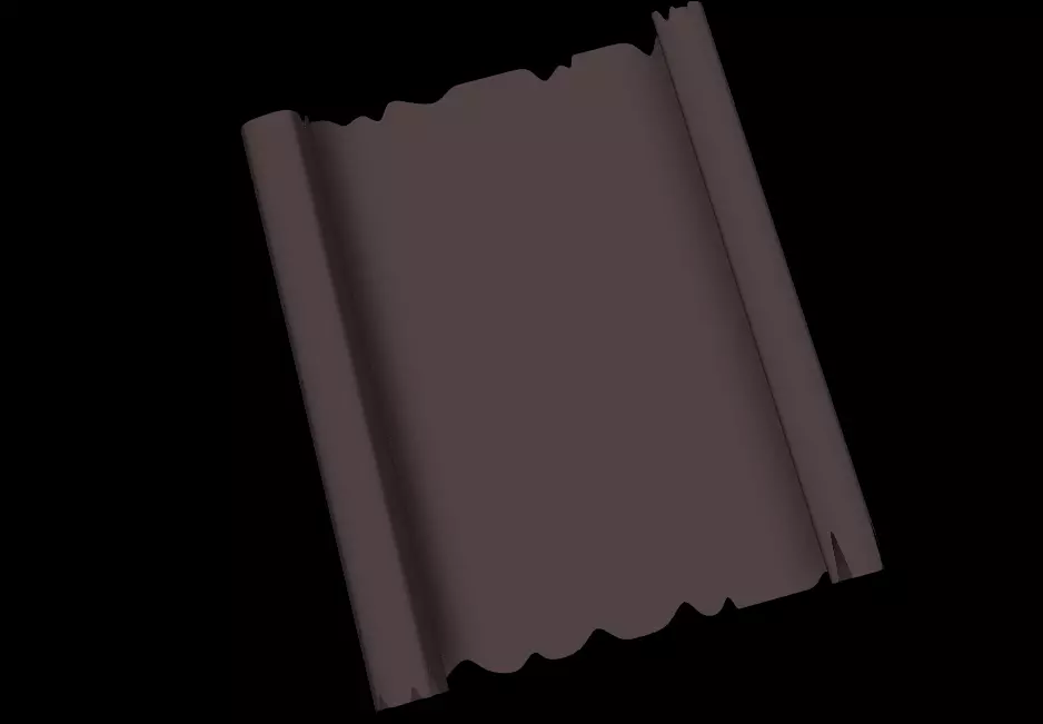 Rolled Paper 3D model