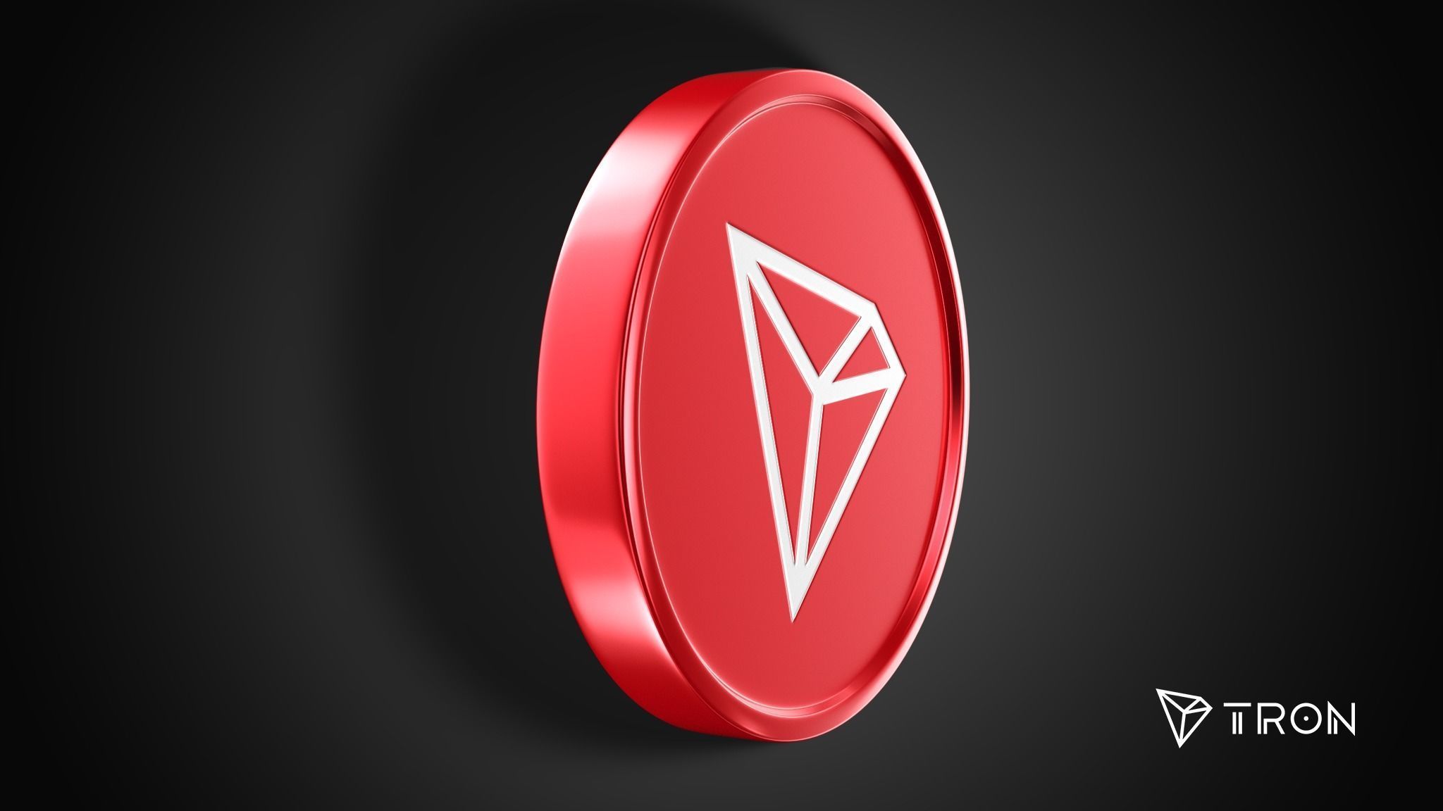 Tron Coin 3D model_3