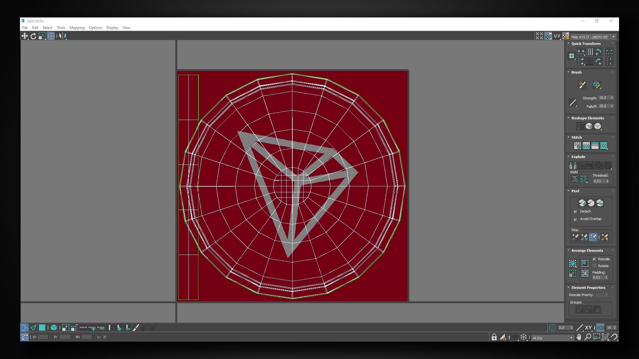 Tron Coin 3D model_6