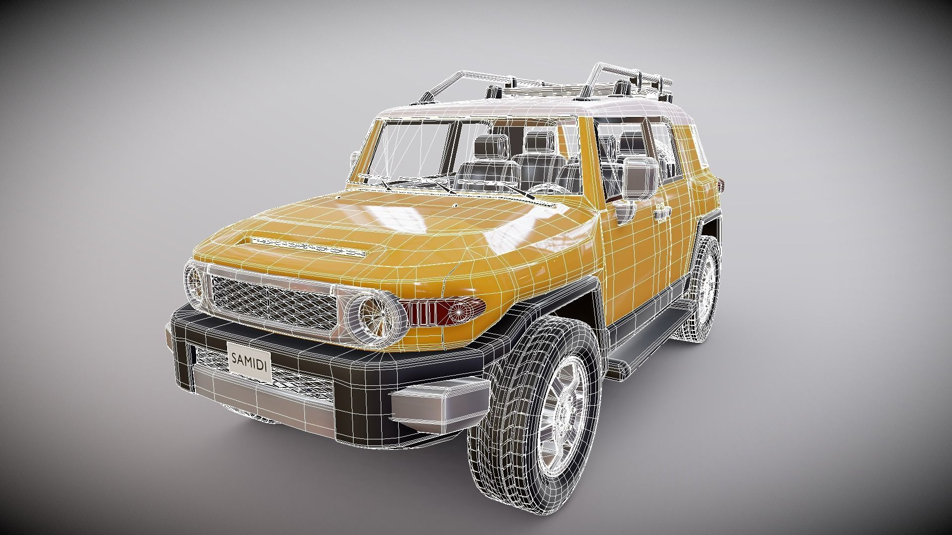 Toyota FJ Cruiser 3D model_3