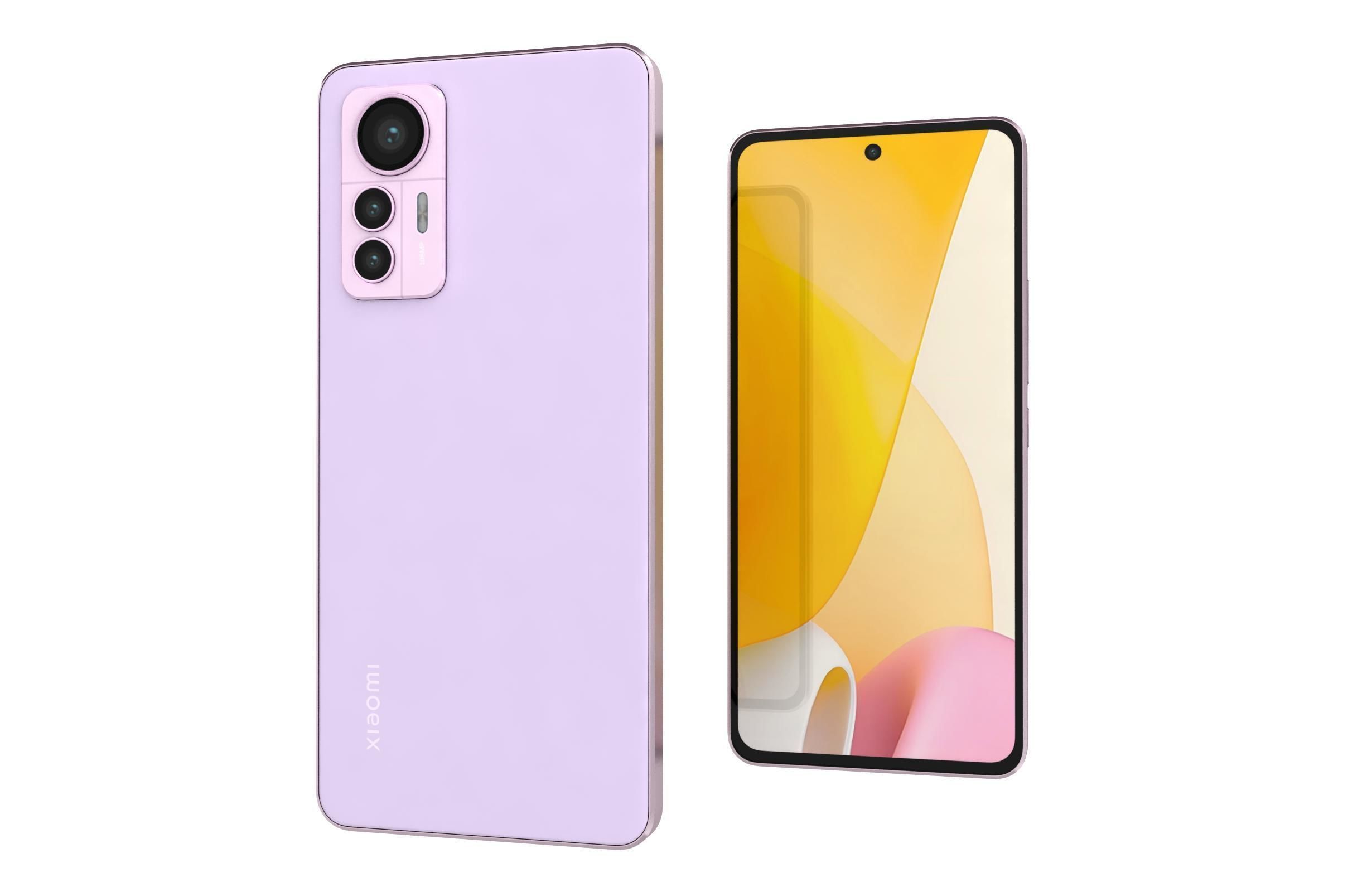 Xiaomi 12 Lite Purple 3D model_7