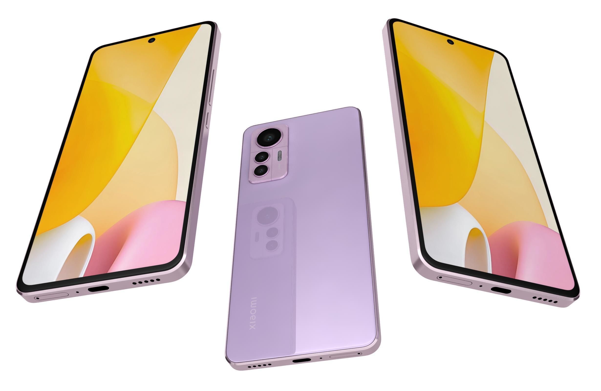 Xiaomi 12 Lite Purple 3D model_2