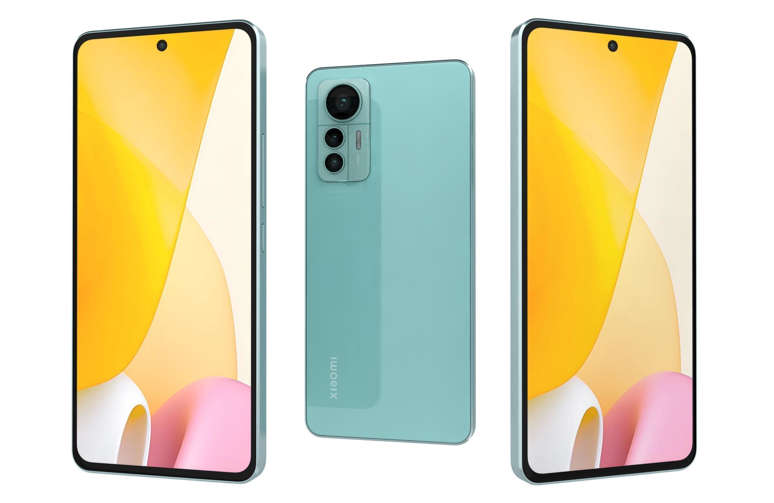 Xiaomi 12 Lite All Colors 3D model_2