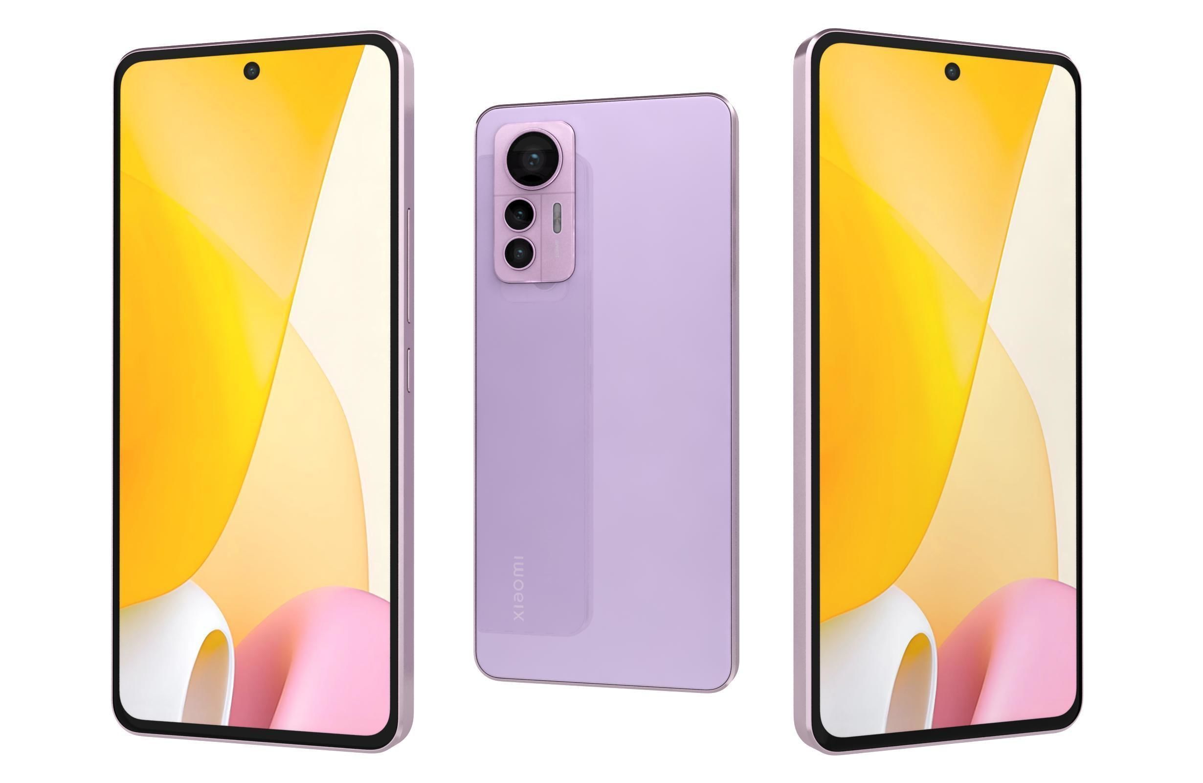 Xiaomi 12 Lite All Colors 3D model_3