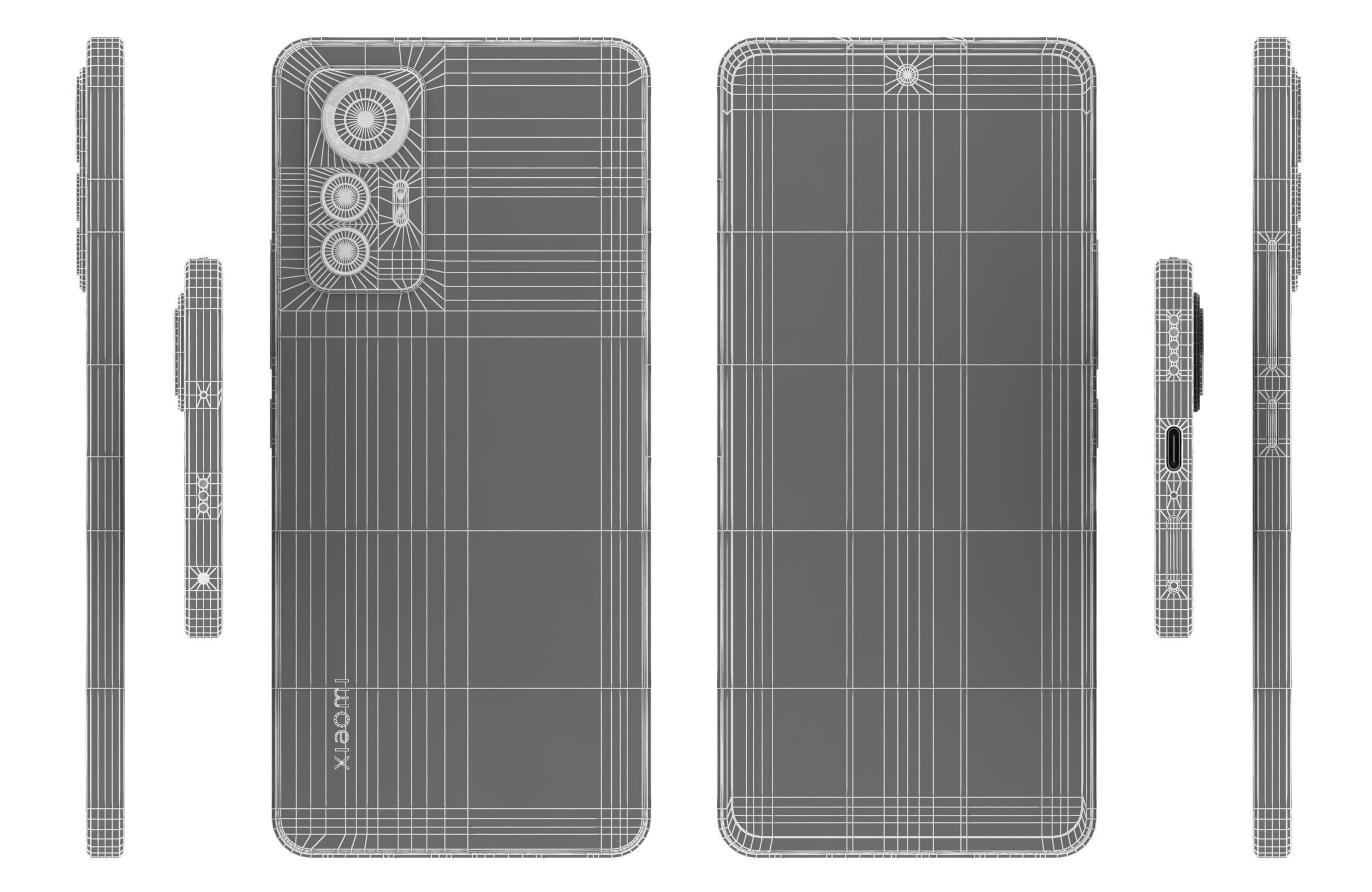 Xiaomi 12 Lite All Colors 3D model_49