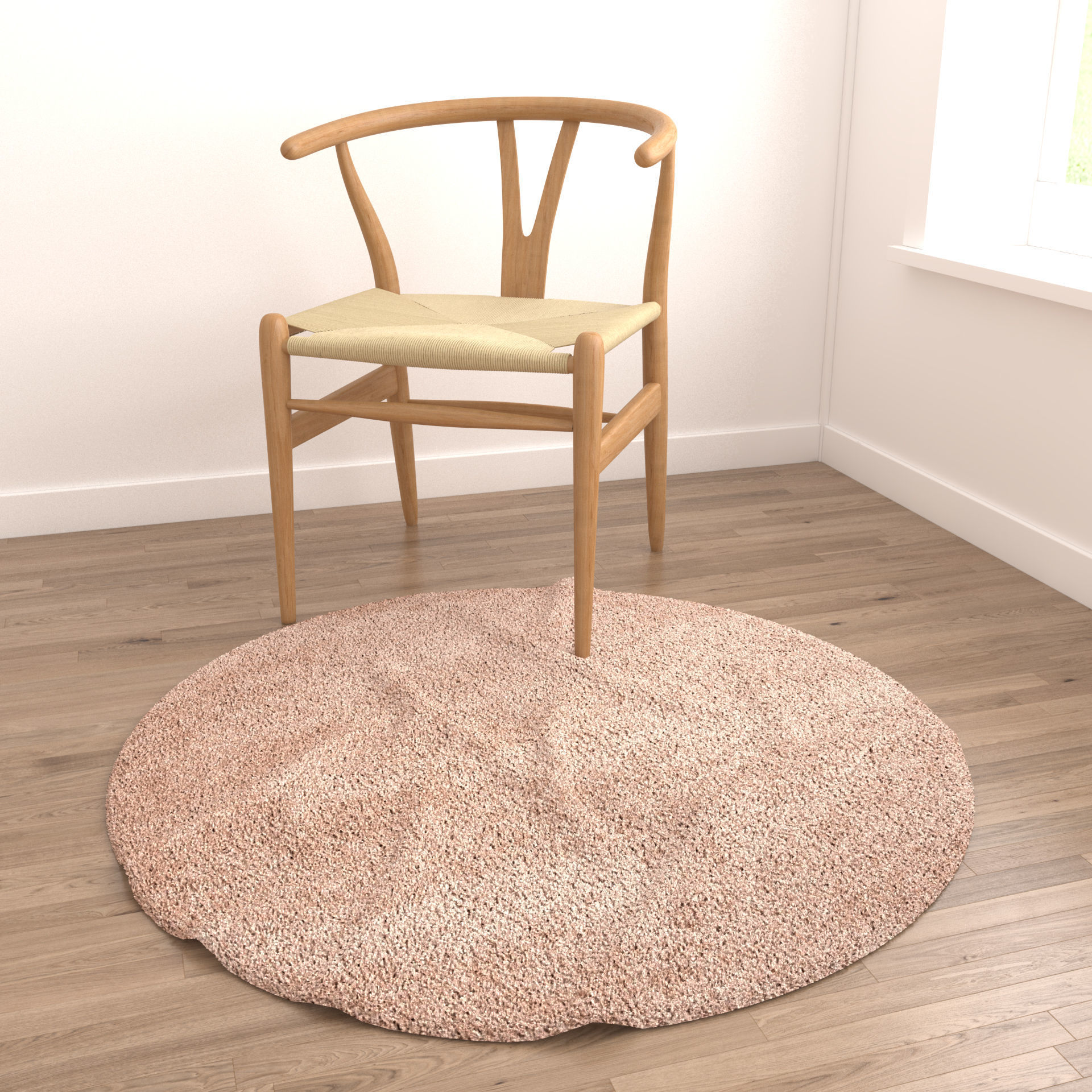 Rugs No 729 Low-poly 3D model_3