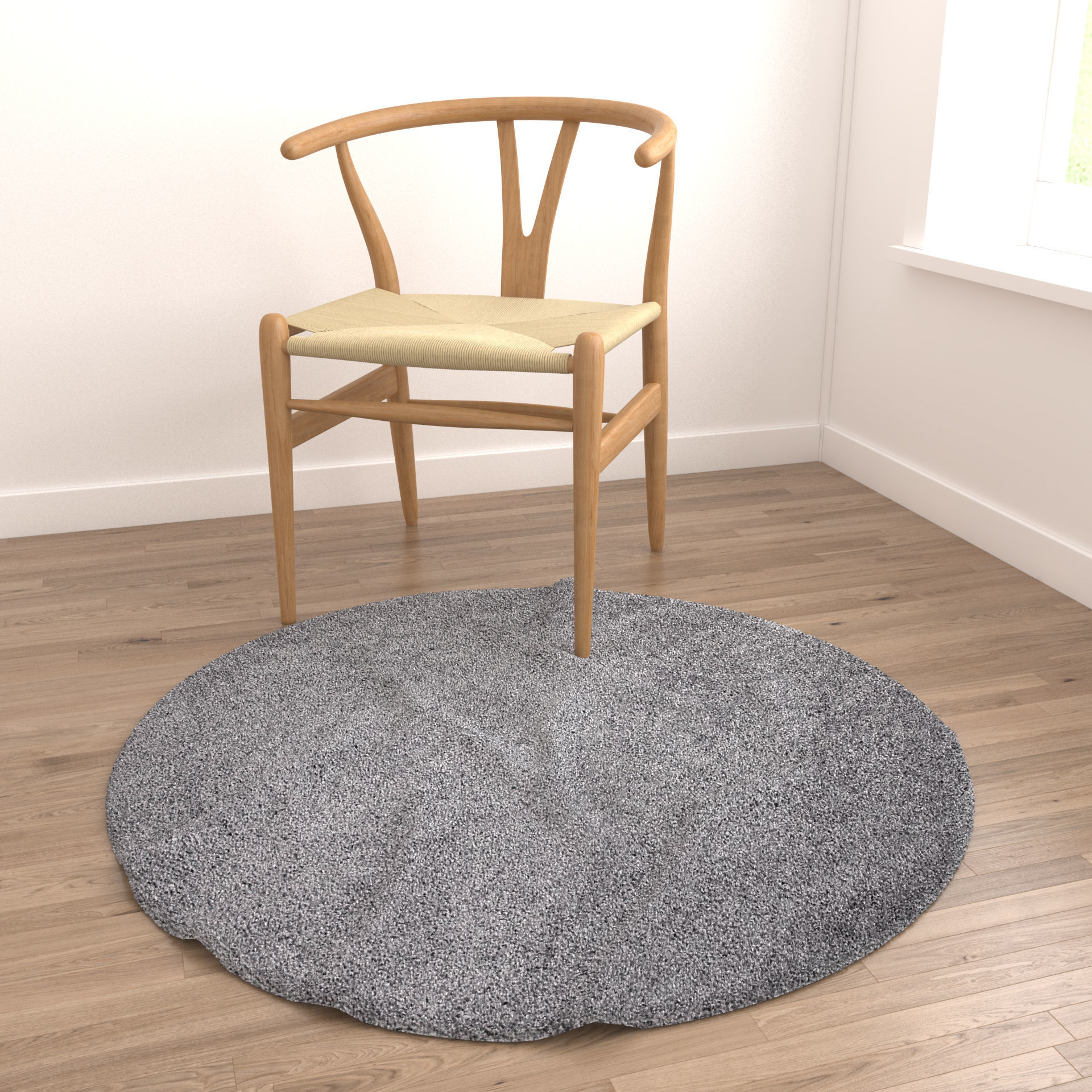 Rugs No 729 Low-poly 3D model_4