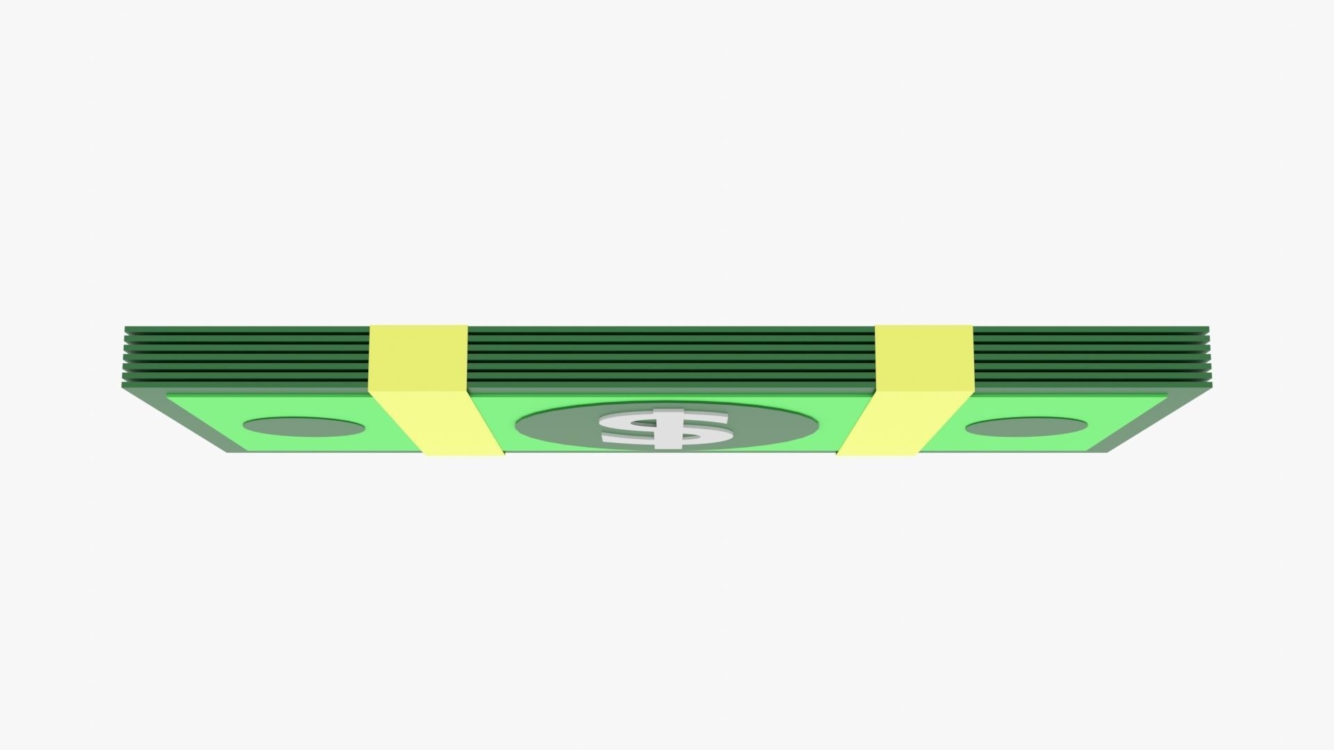 Bundle Money Low-poly 3D model_21