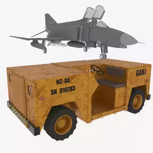 US Navy  Aircraft NC-8A Mobile Electric Power Plant  Tractor