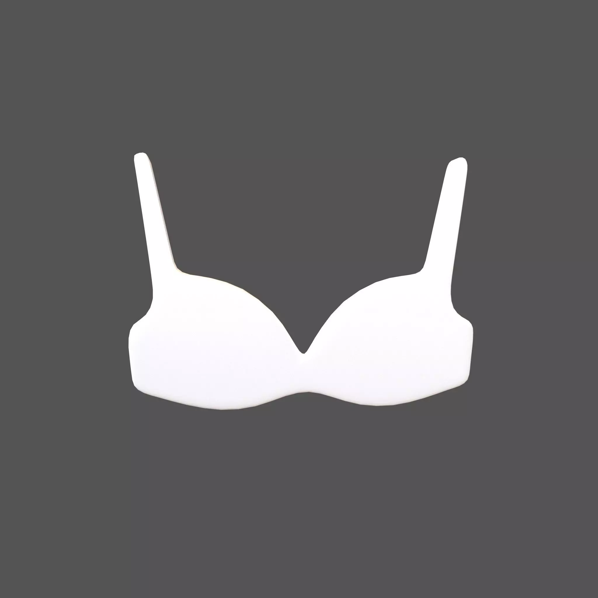 Bra Symbol v1 002 Low-poly 3D model