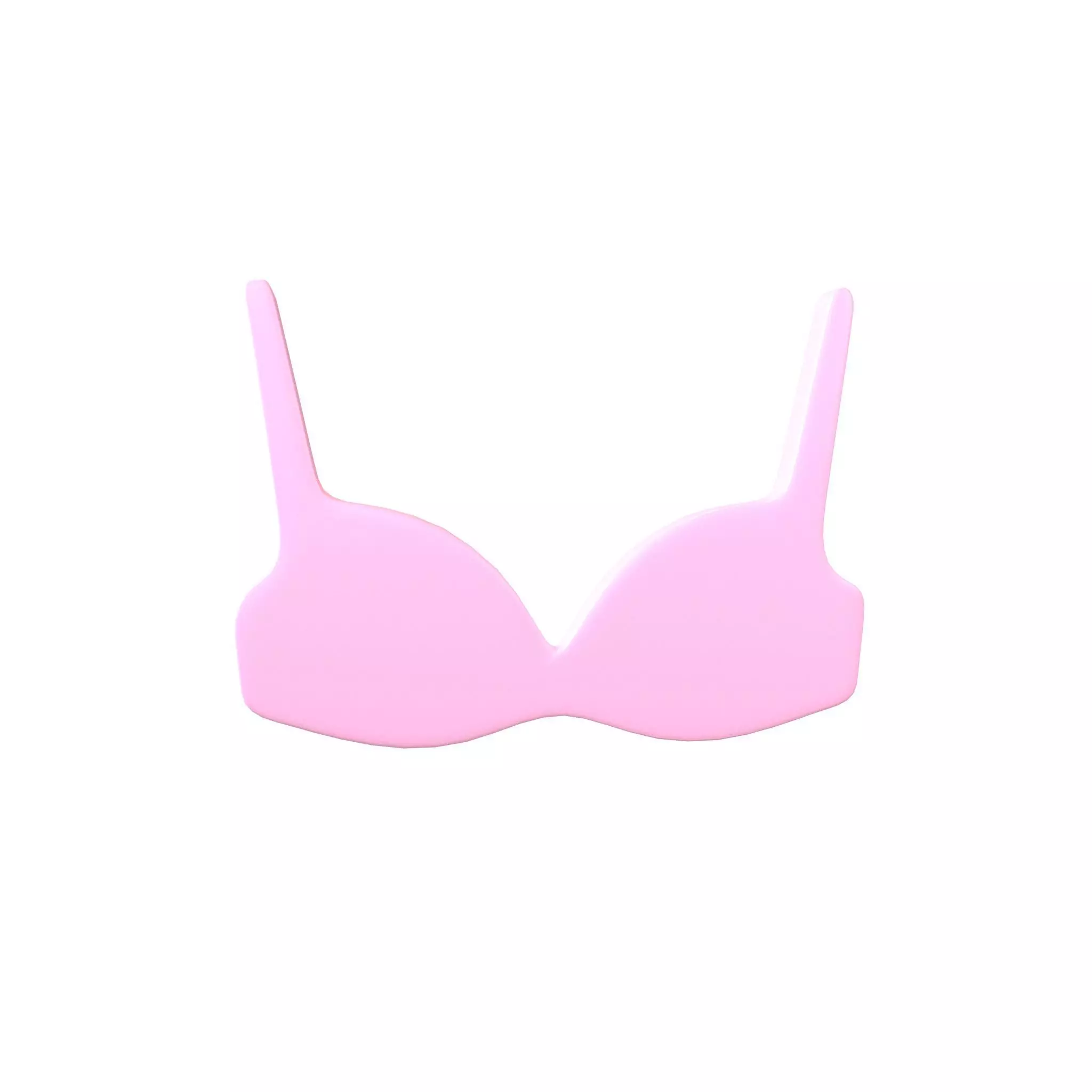 Bra Symbol v1 004 Low-poly 3D model