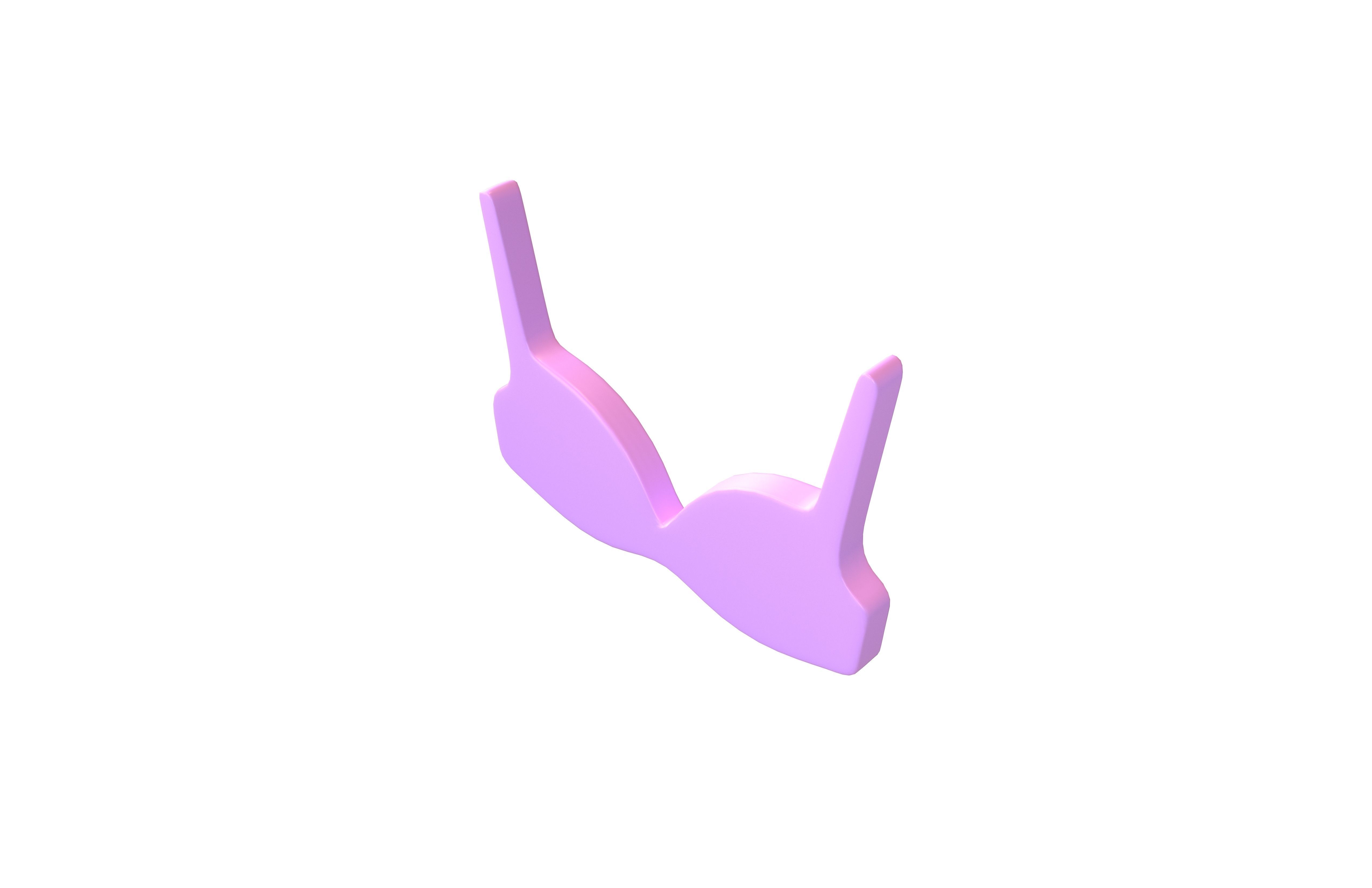 Bra Symbol v1 005 Low-poly 3D model_2