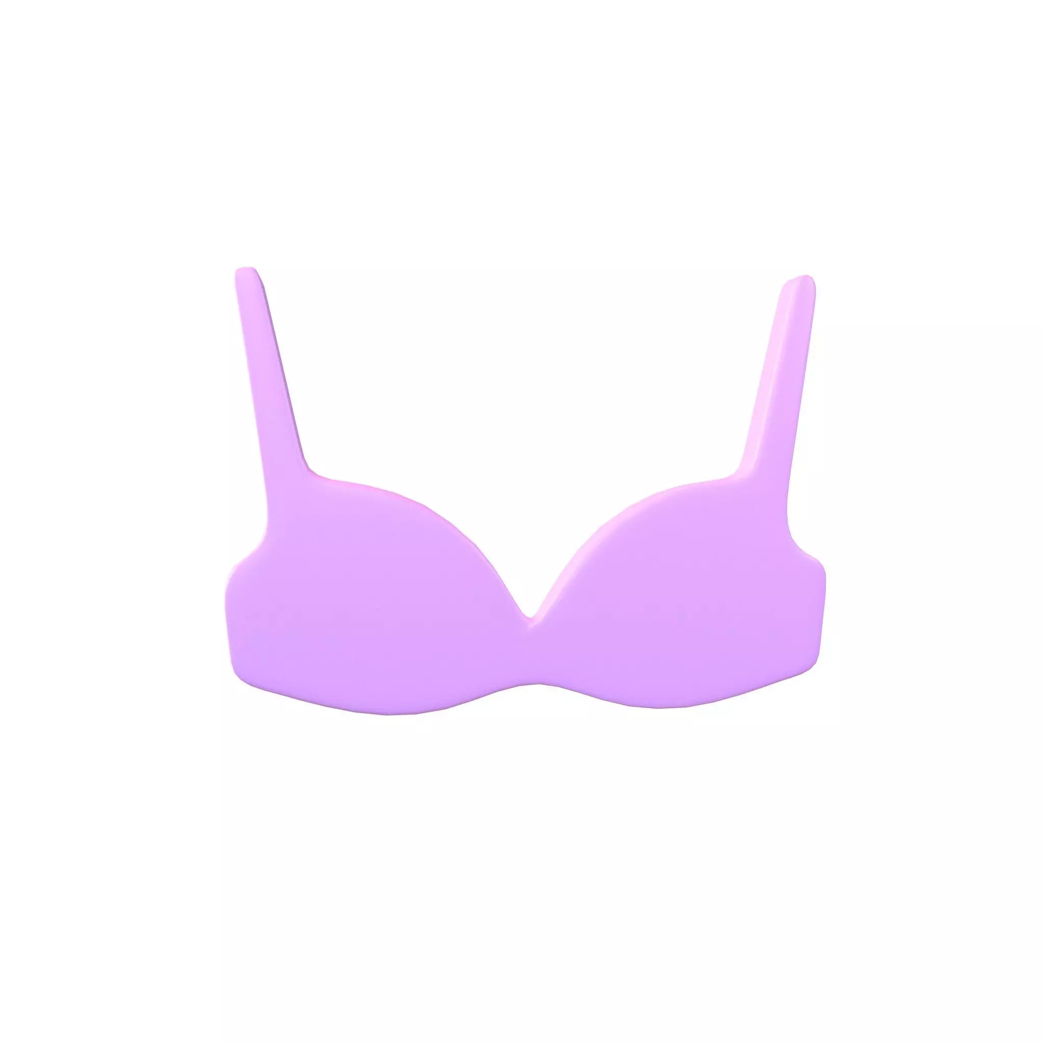 Bra Symbol v1 005 Low-poly 3D model_0