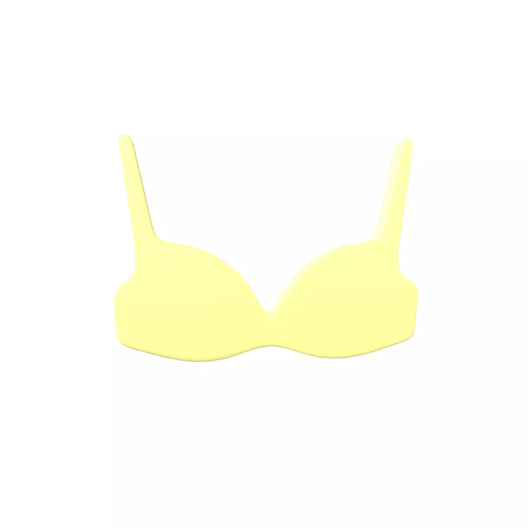 Bra Symbol v1 007 Low-poly 3D model