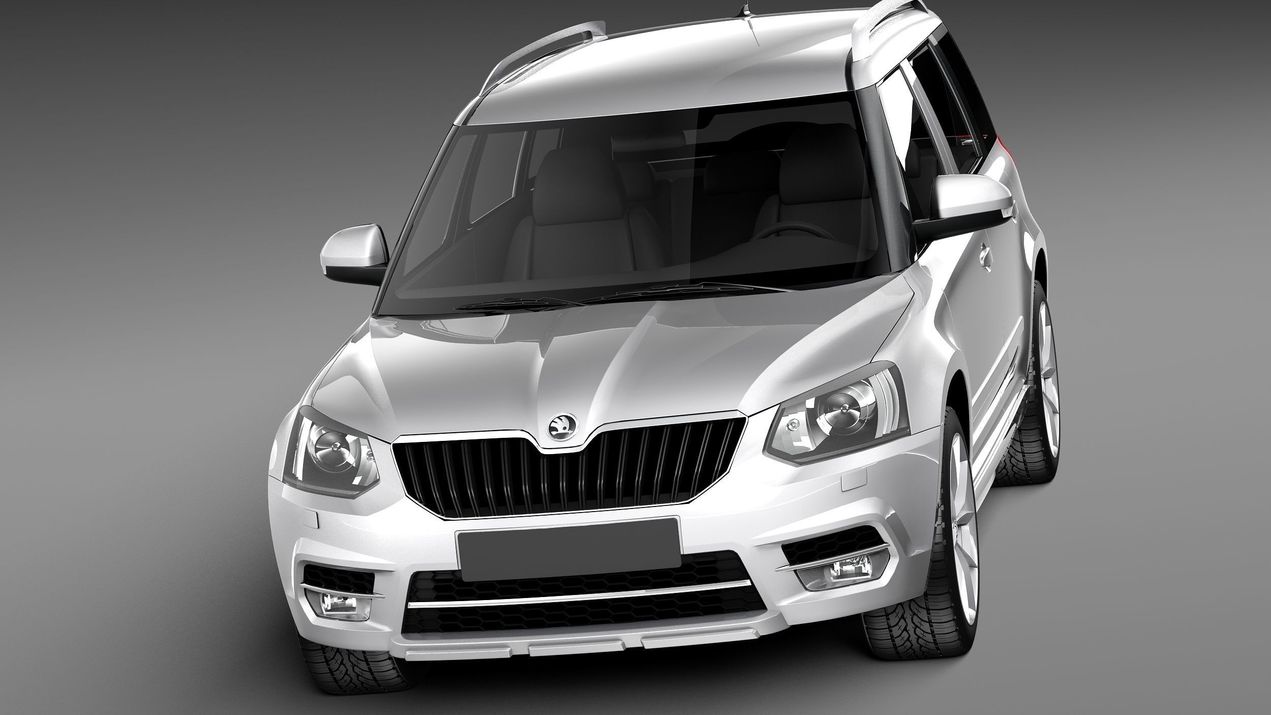 Skoda Yeti 2014 3D model_1