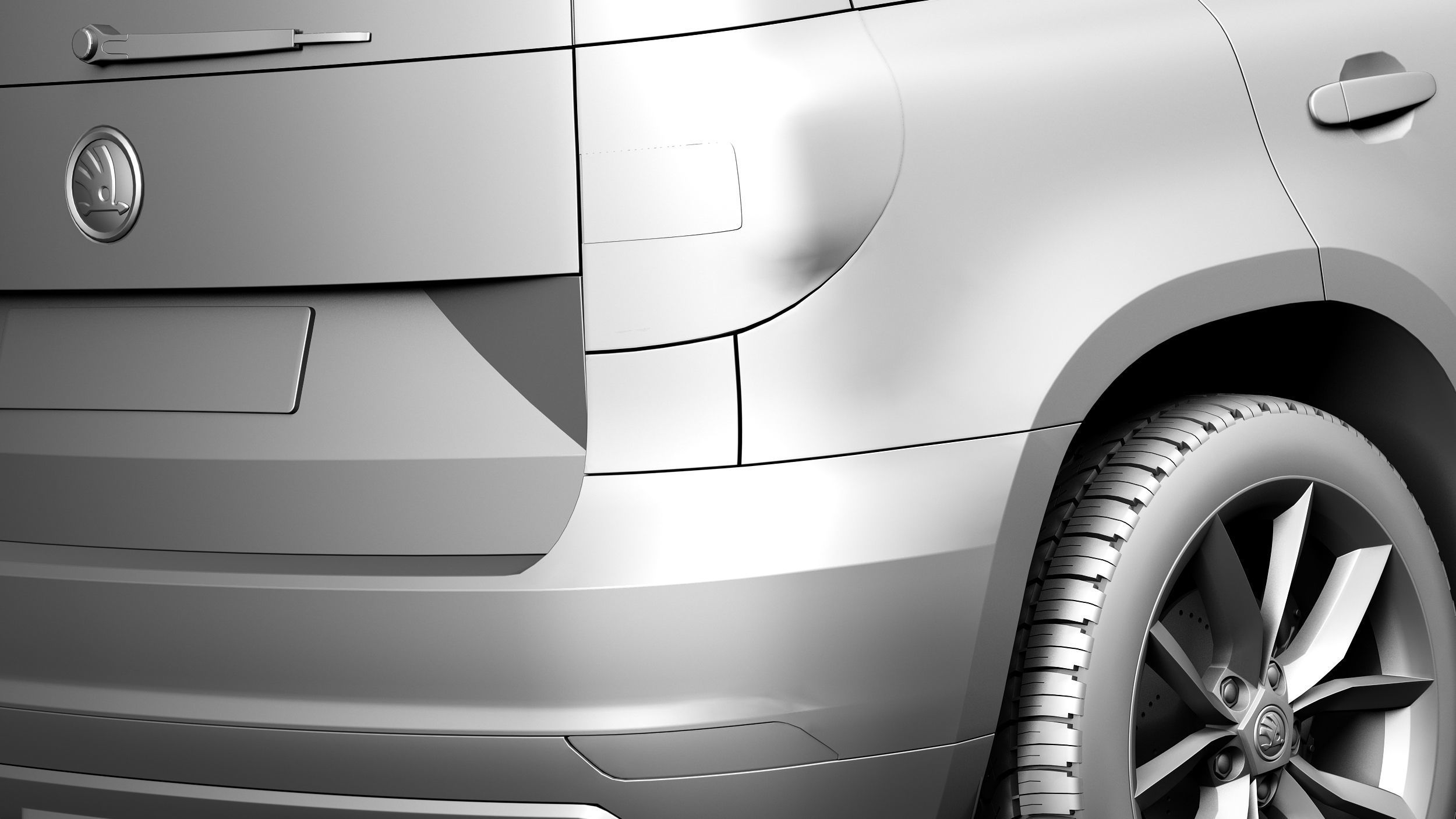 Skoda Yeti 2014 3D model_11