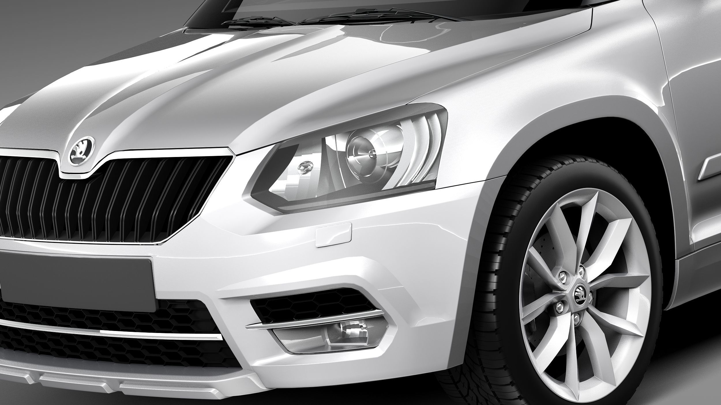 Skoda Yeti 2014 3D model_2