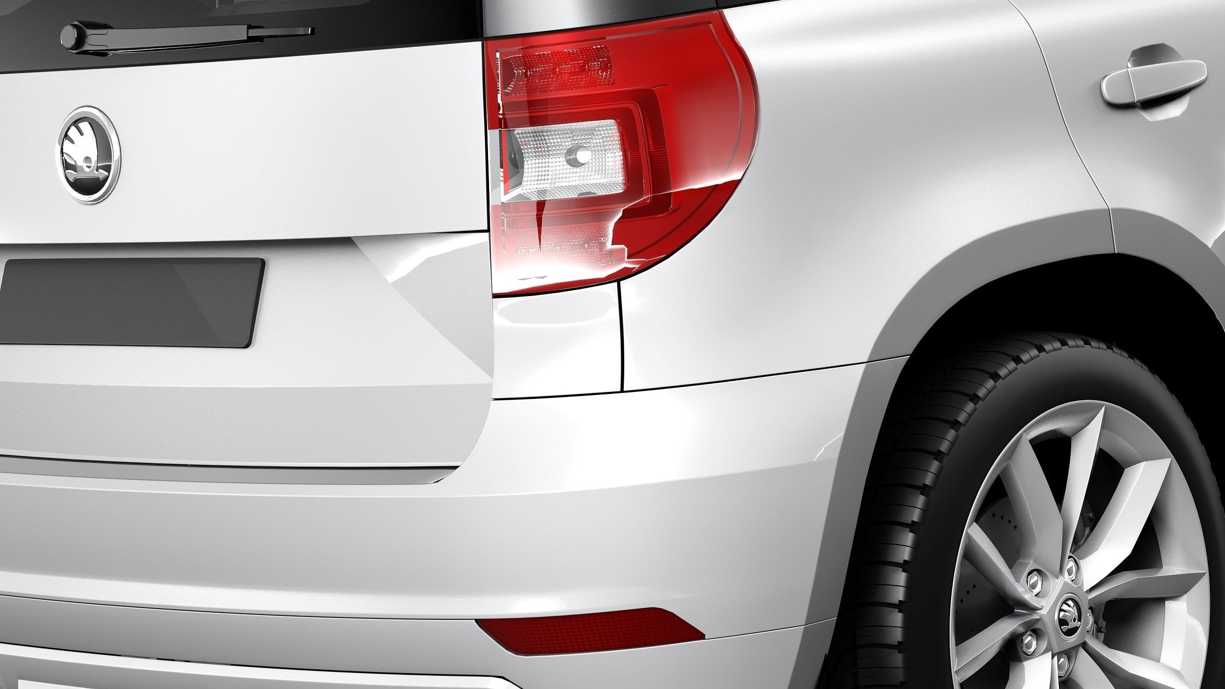 Skoda Yeti 2014 3D model_3