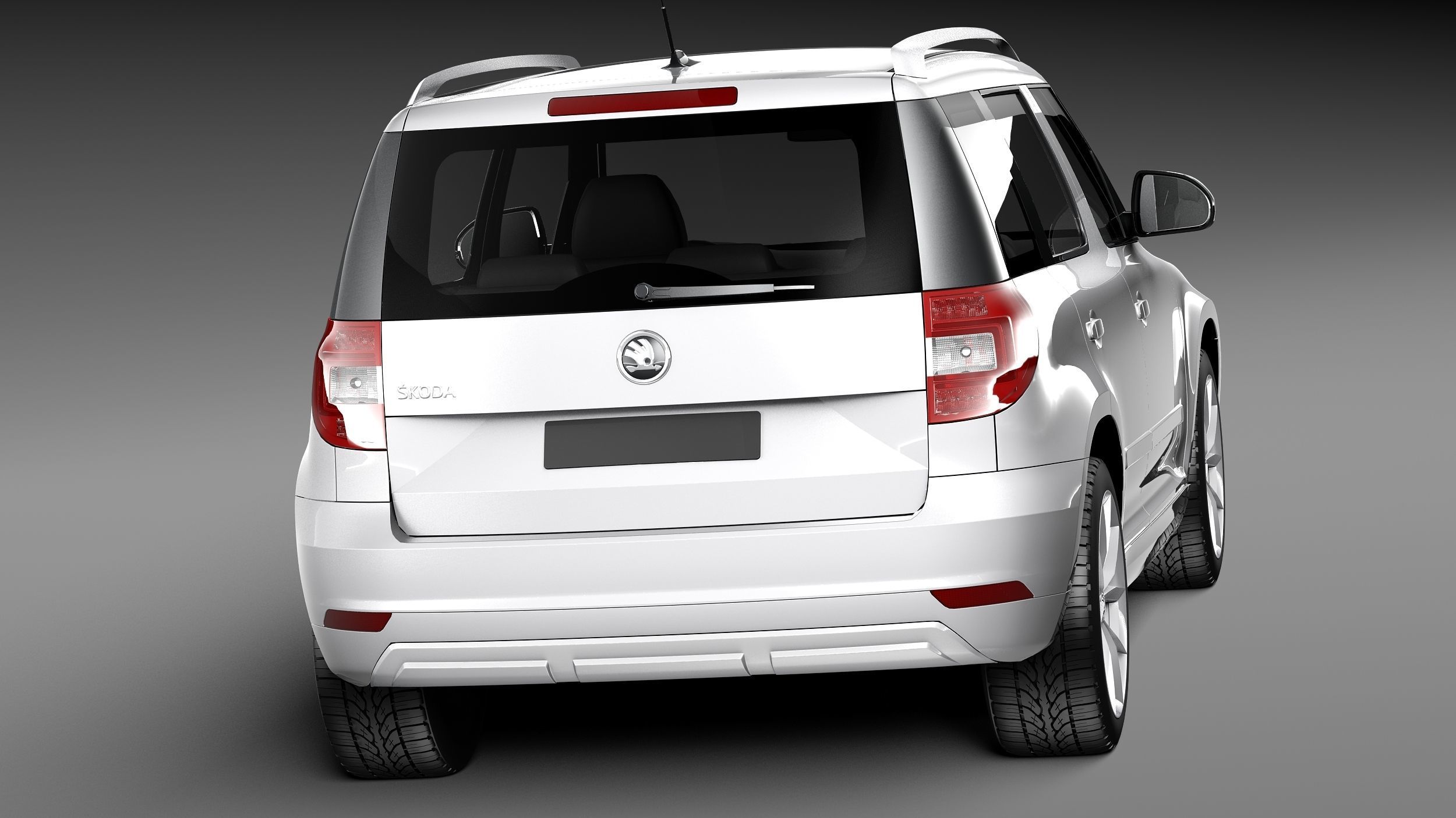 Skoda Yeti 2014 3D model_5