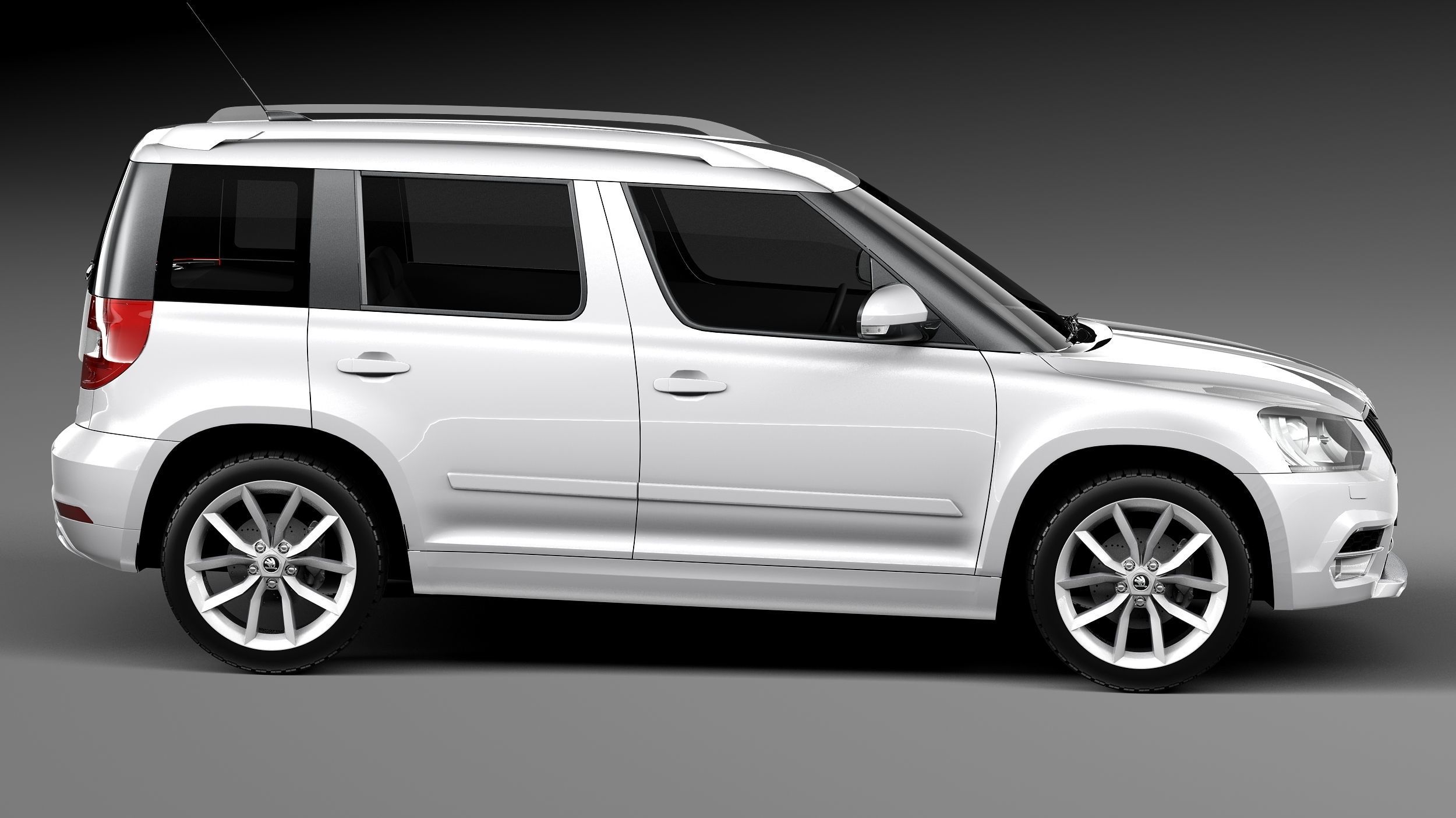 Skoda Yeti 2014 3D model_6