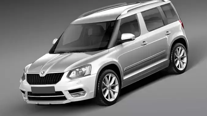 Skoda Yeti 2014 3D model