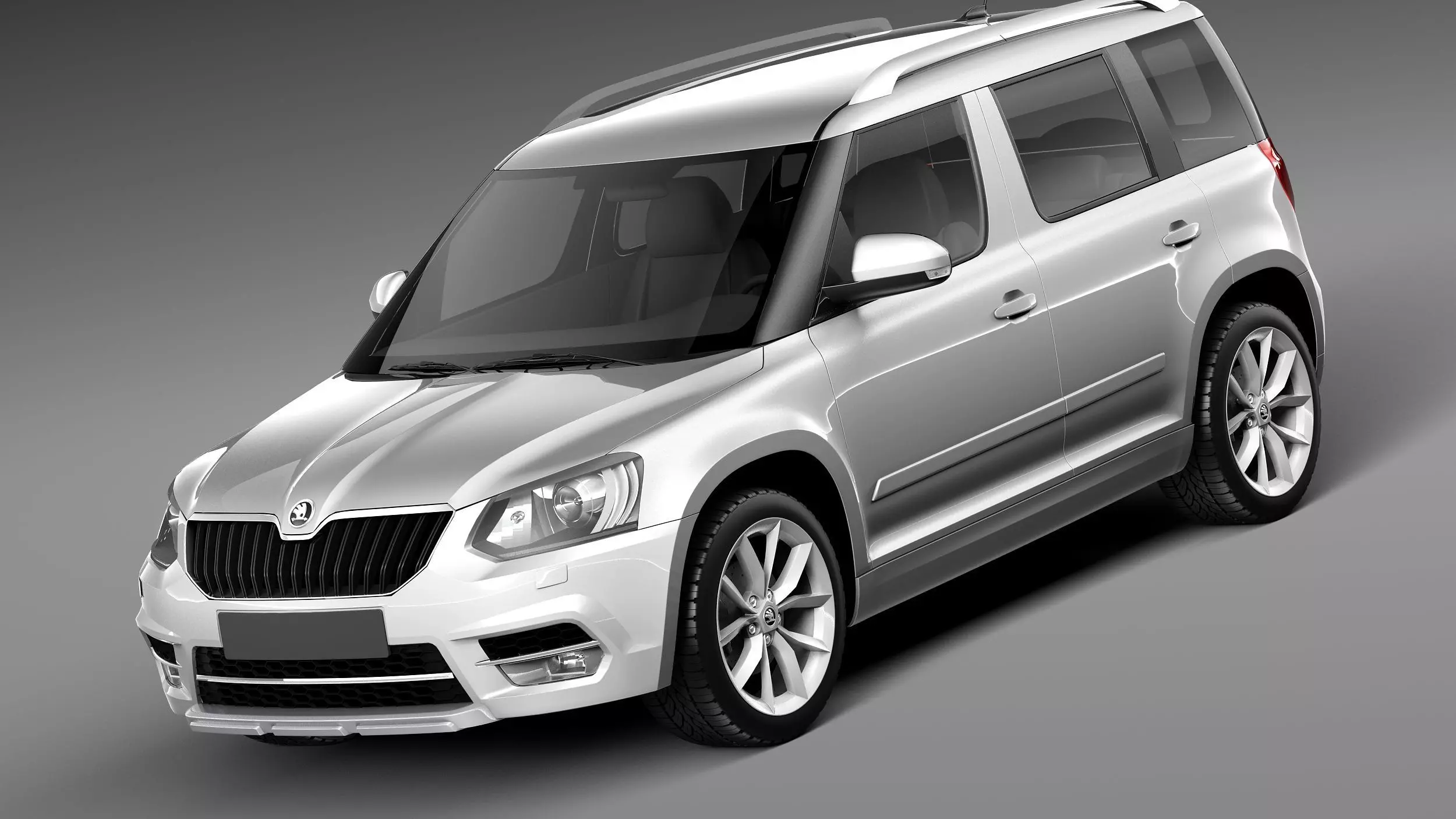 Skoda Yeti 2014 3D model_0